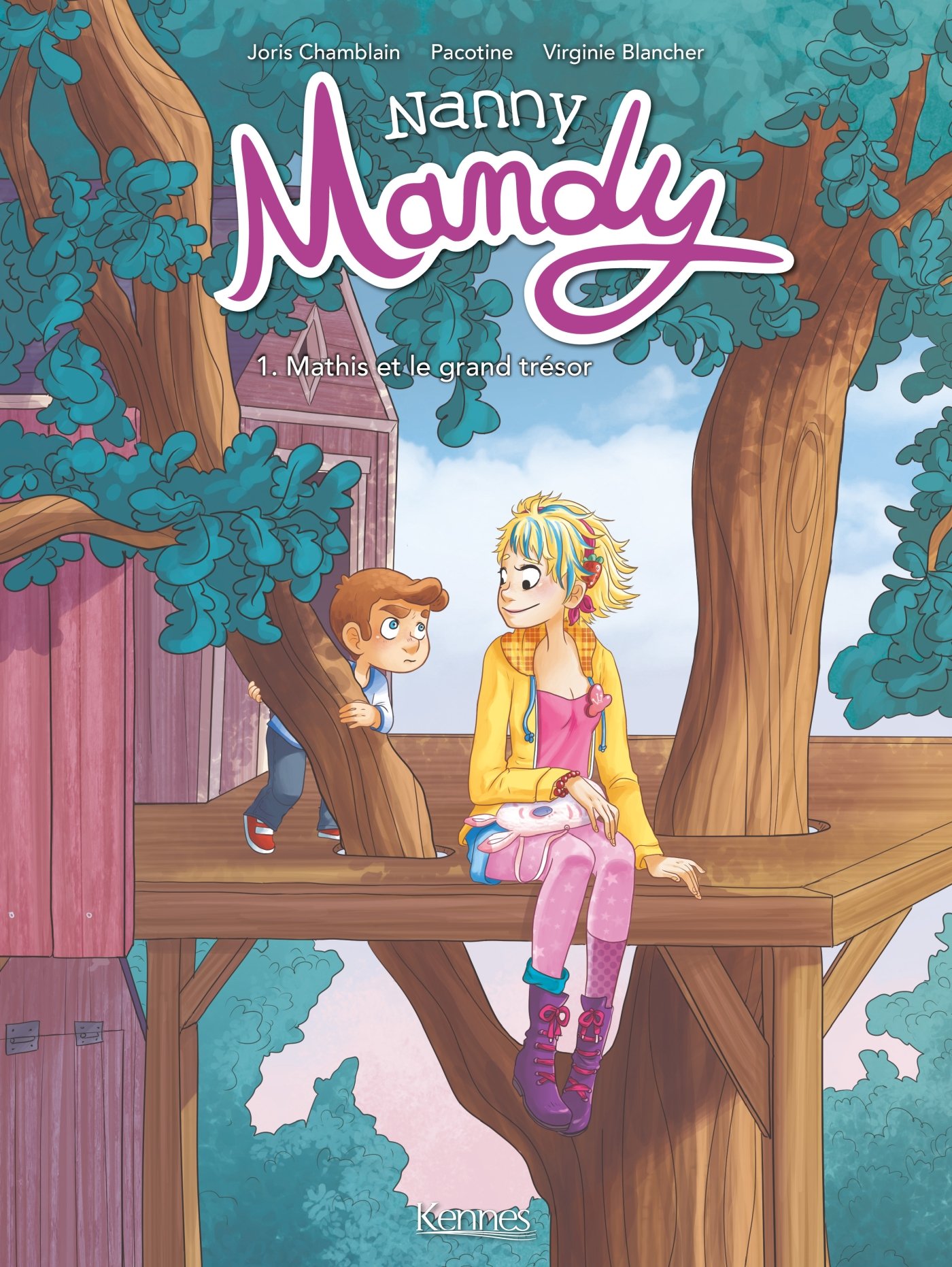 jaquette album Nanny Mandy BD T01: Mathis et le Grand Trésor