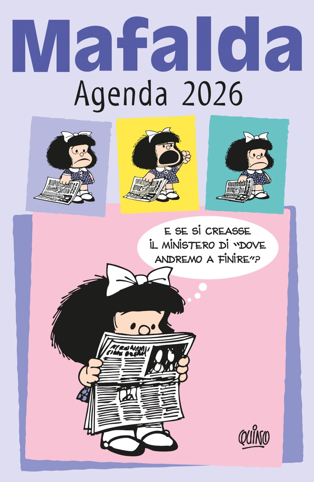 jaquette livre Mafalda. Agenda 2026