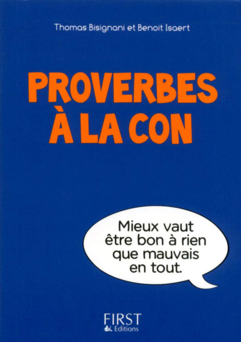 jaquette album Petit livre de - Proverbes à la con