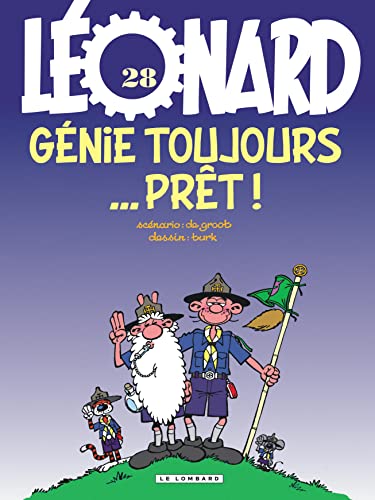 jaquette album Léonard Tome 28 - Génie Toujours Prêt !