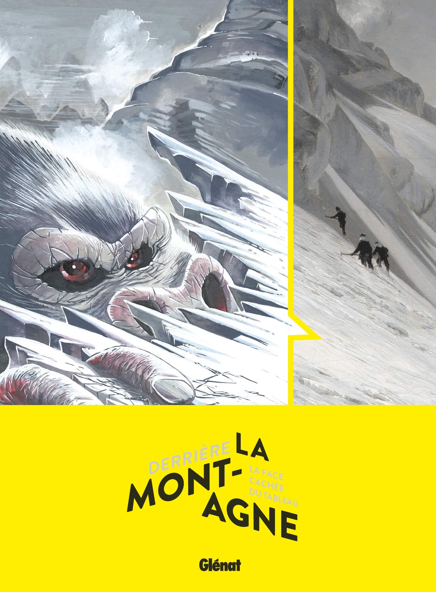 jaquette album Derrière la montagne: La face cachée du tableau - Peinture et bande dessinée