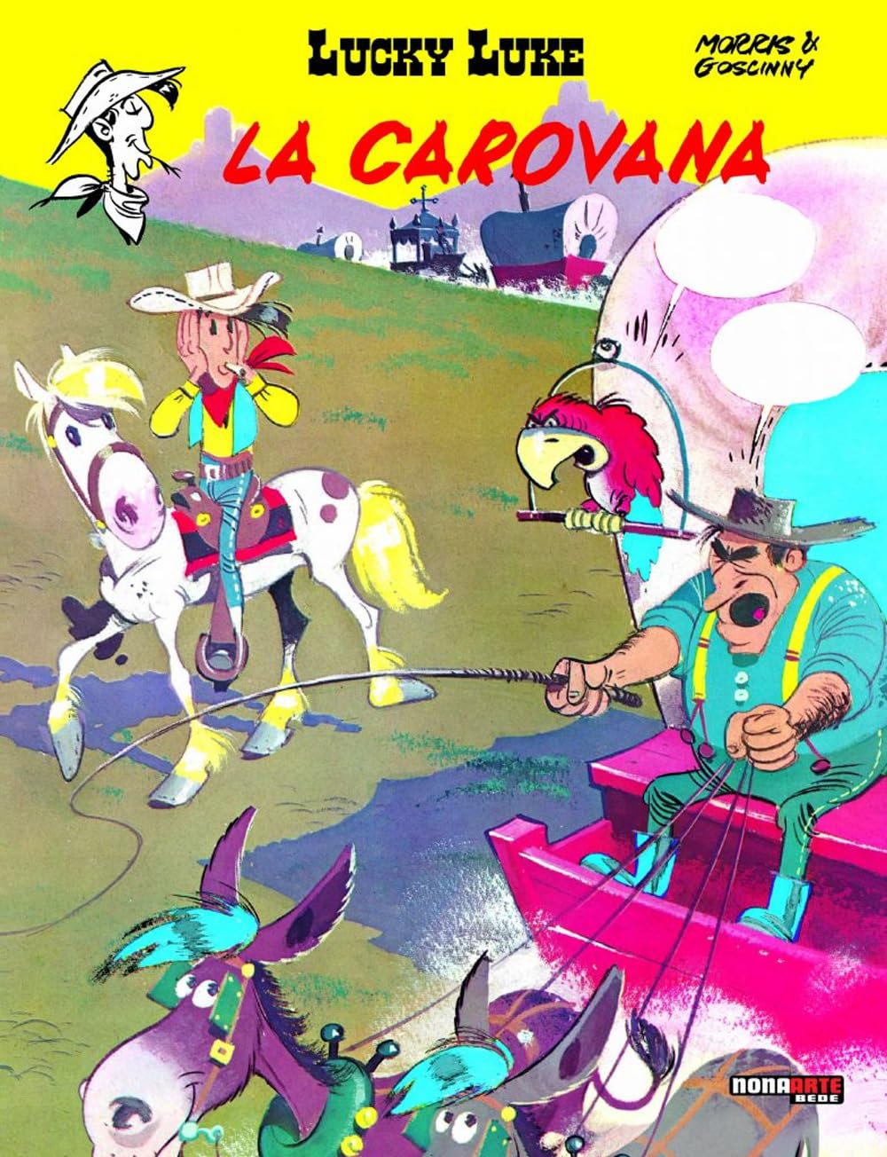 jaquette album La carovana. Lucky Luke
