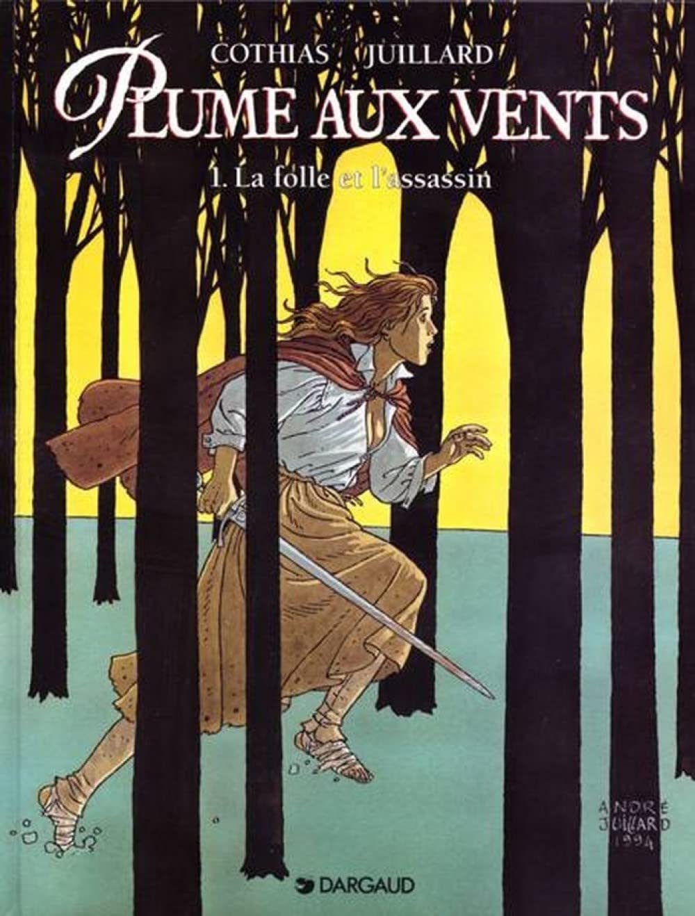 jaquette album Plume aux vents, tome 1 : La Folle et l'Assassin