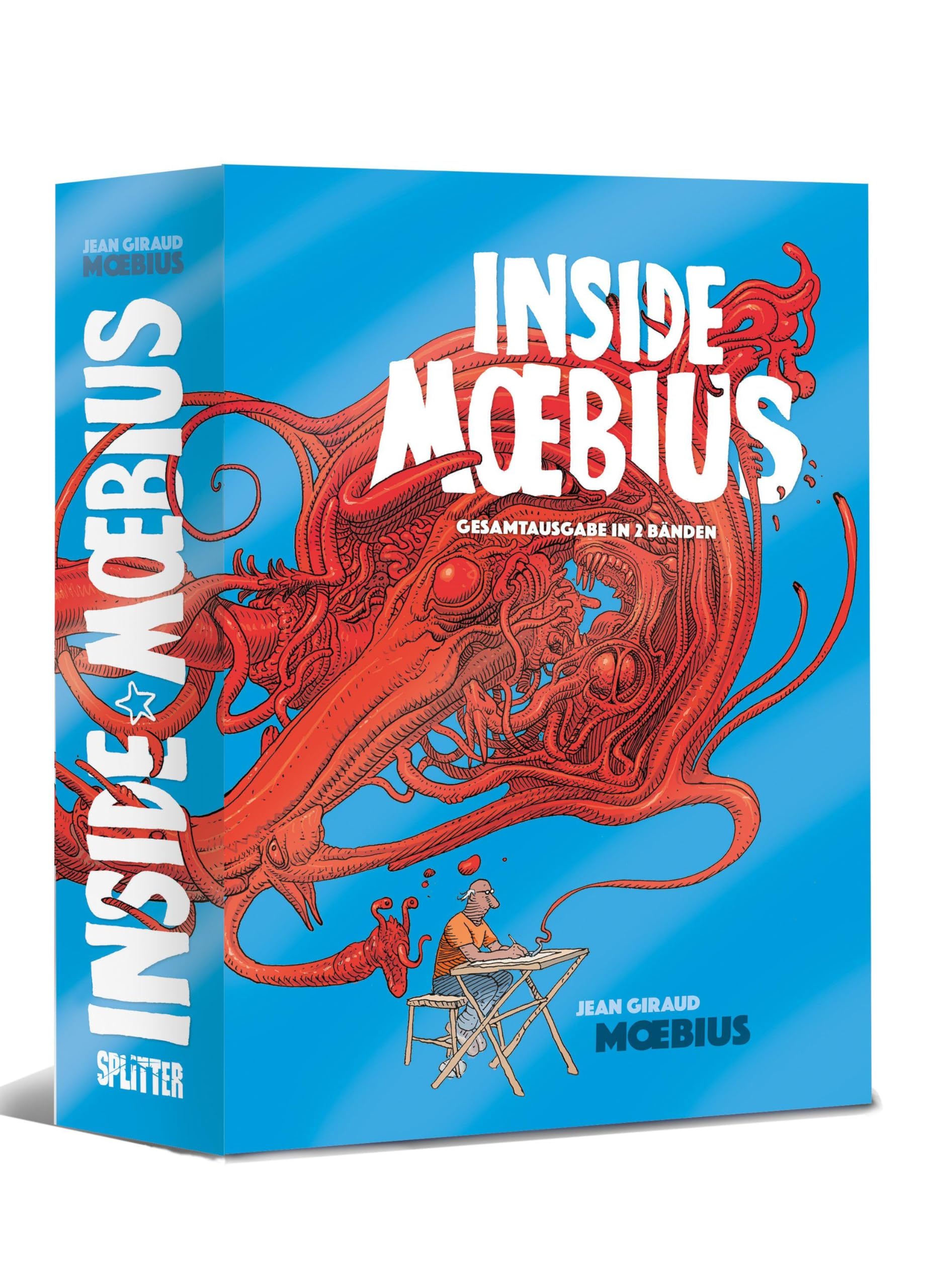 jaquette album Inside Moebius (limitierte Vorzugsausgabe): 20 Jahre Splitter Verlag - limitierte Sonderausgabe