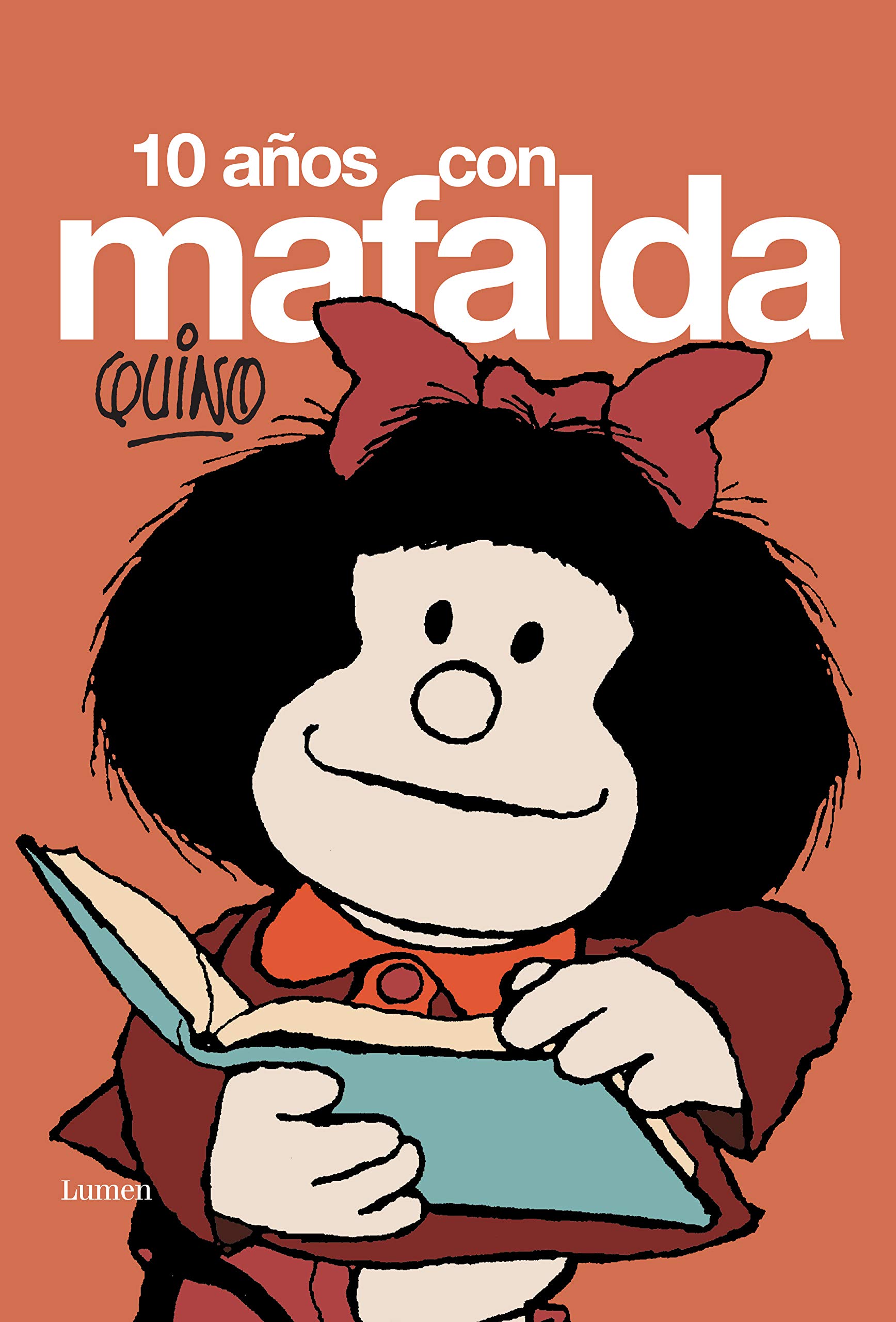 jaquette livre 10 anos con Mafalda/ 10 Years With Mafalda