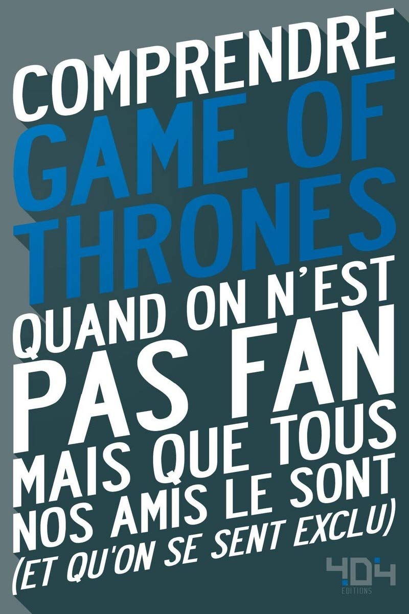 jaquette livre Comprendre Game of Thrones