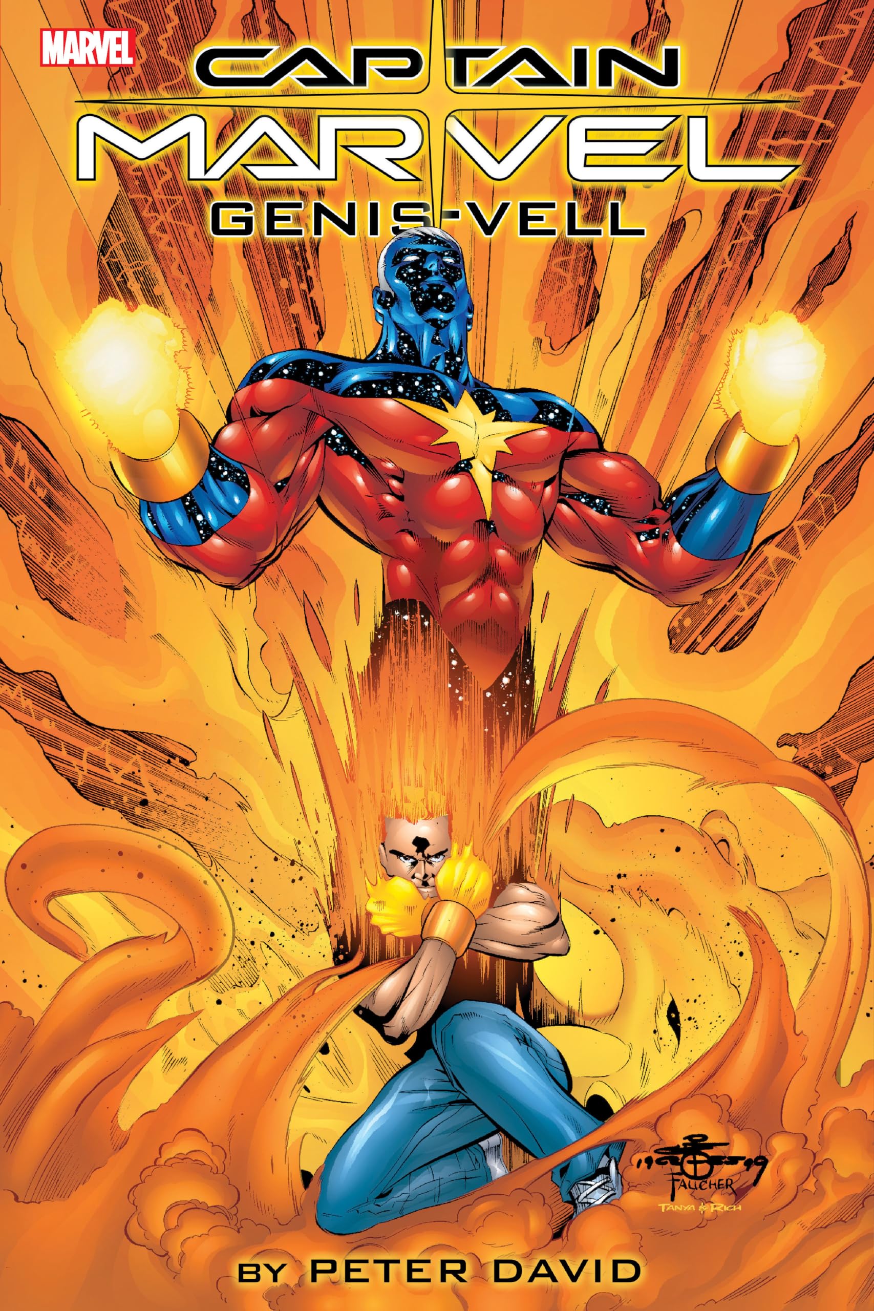 jaquette album CAPTAIN MARVEL: GENIS-VELL BY PETER DAVID OMNIBUS