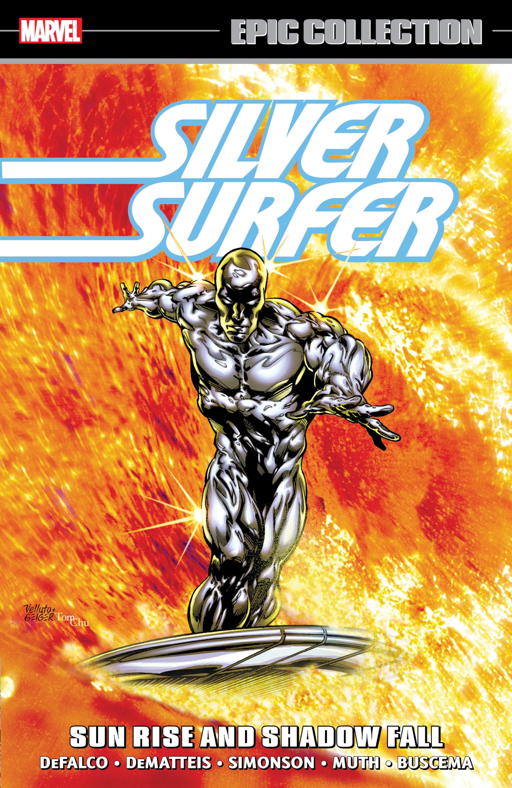 jaquette album SILVER SURFER EPIC COLLECTION: SUN RISE AND SHADOW FALL