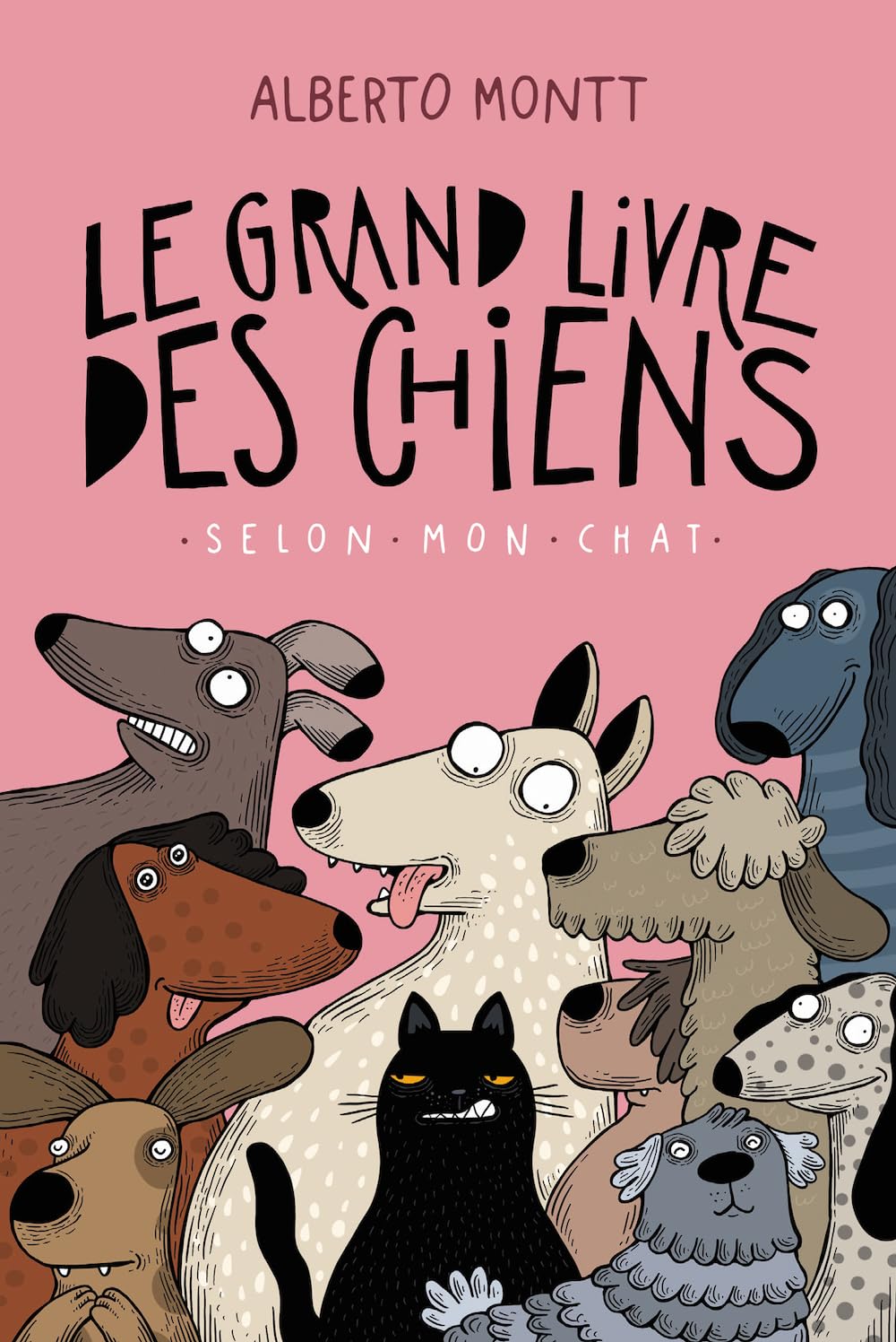 jaquette album Le grand livre des chiens (selon mon chat)