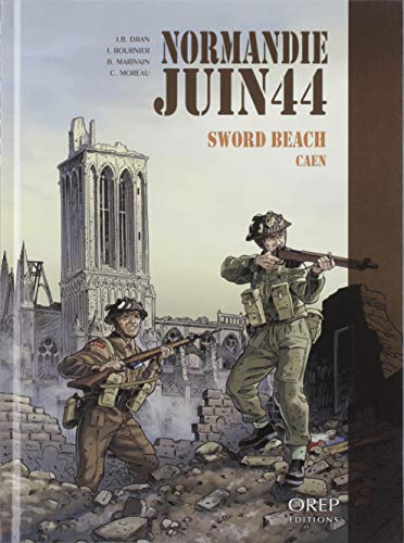 jaquette album Normandie Juin 44 Tome 4 - Sword Beach Caen
