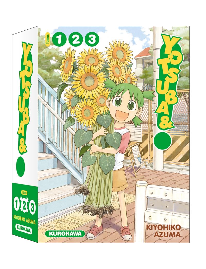 jaquette album Coffret Yotsuba! - tomes 1-2-3: Coffret Yotsuba! - tomes 1-2-3