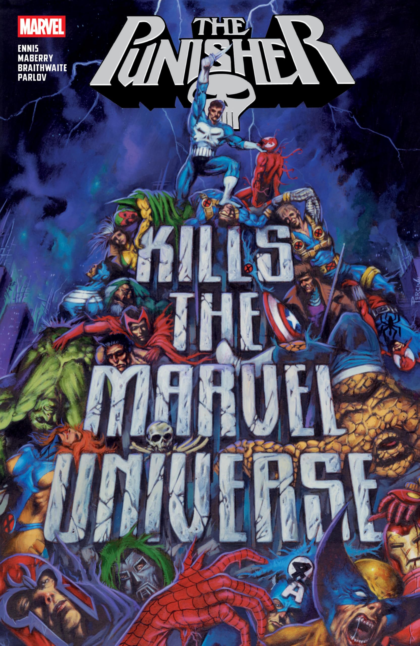 jaquette album PUNISHER KILLS THE MARVEL UNIVERSE