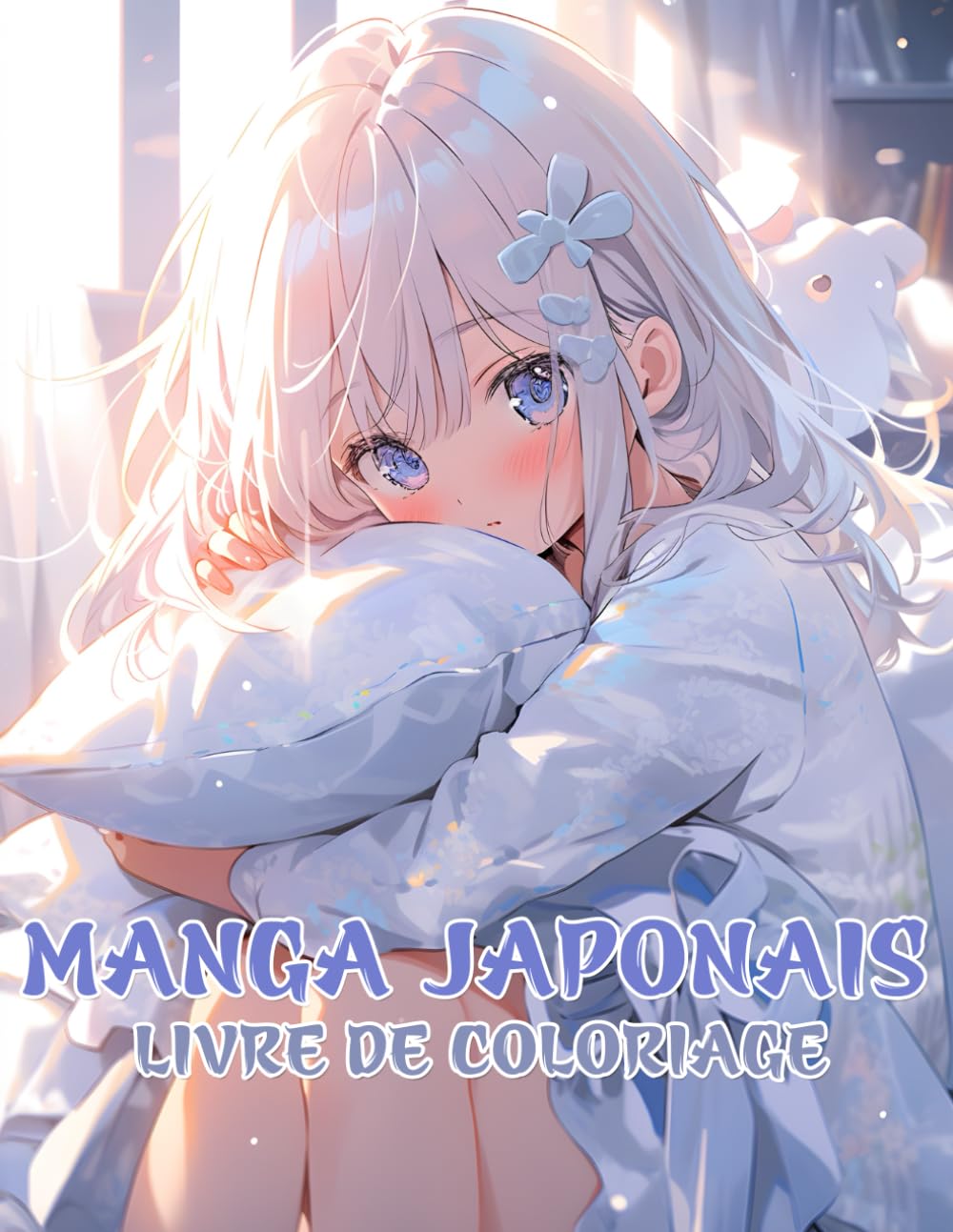 jaquette album Livre De Coloriage Manga Japonais: Un livre spécialement conçu pour les enfants et les adolescents, mettant en avant une sélection de personnages de manga et d'anime pour les passionnés.