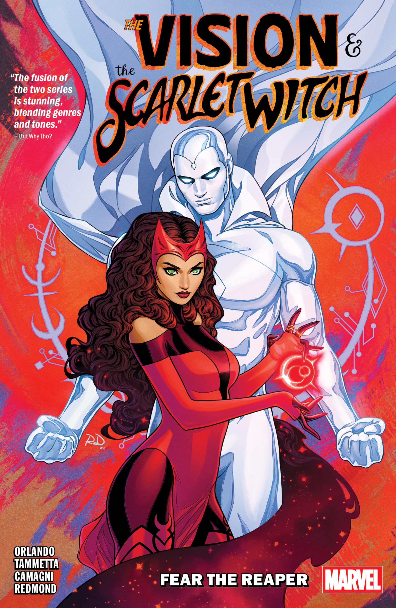 jaquette livre The Vision & The Scarlet Witch: Fear The Reaper
