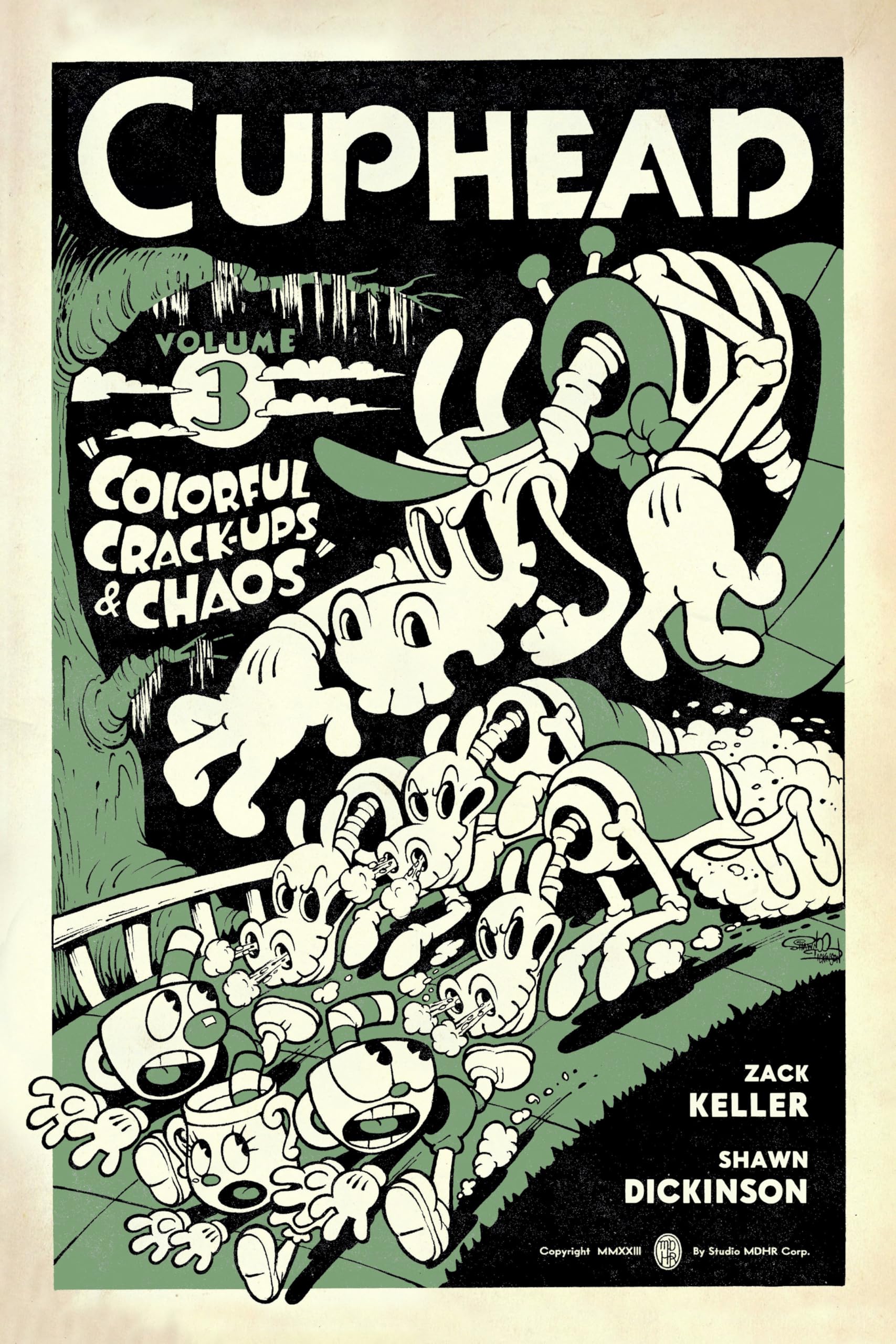 jaquette album Cuphead Volume 3: Colorful Crack-Ups & Chaos