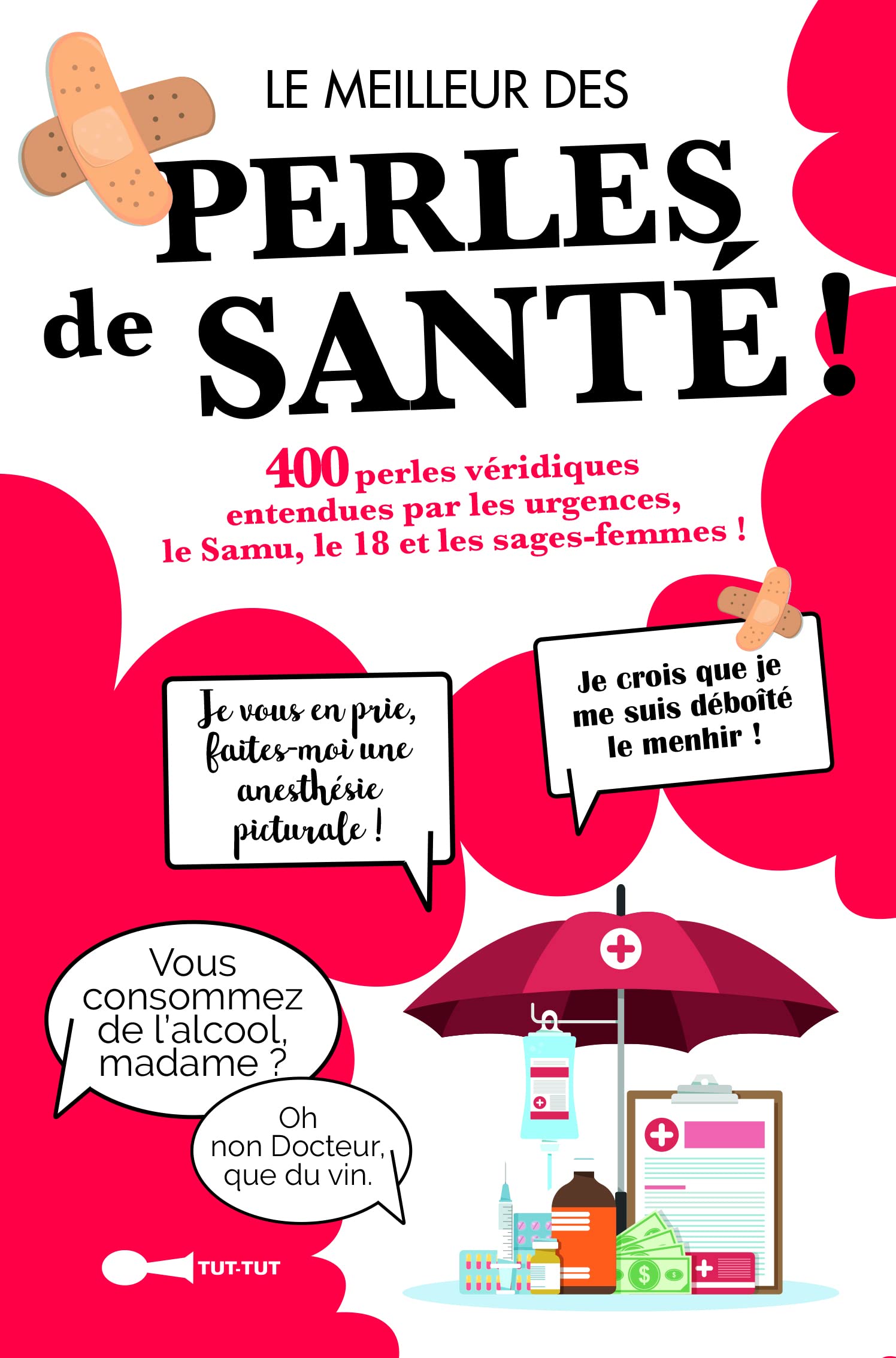 jaquette album Le meilleur des perles de la santé: 400 perles véridiques entendues par les urgences, le SAMU, le 18