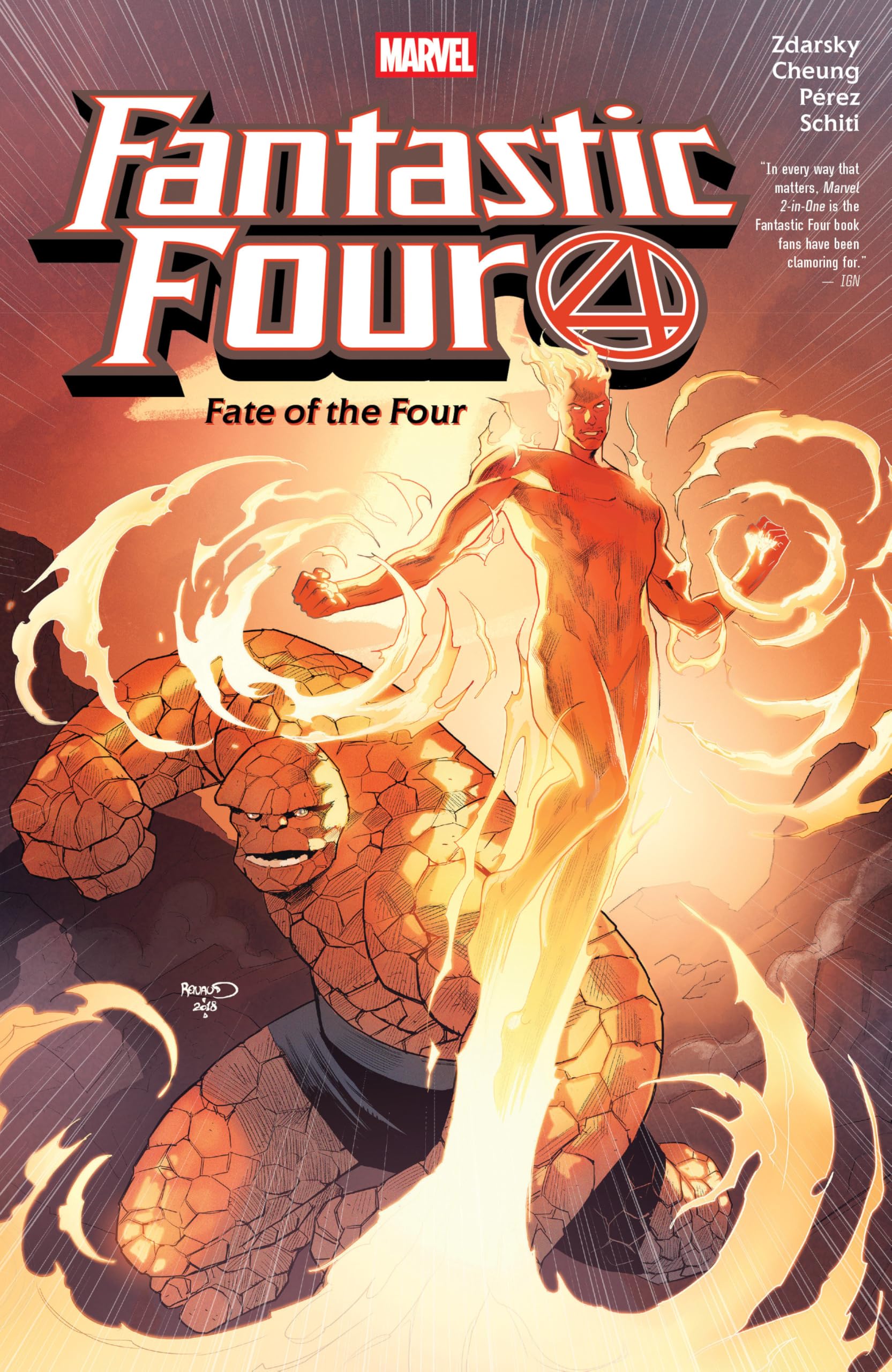 jaquette album FANTASTIC FOUR BY CHIP ZDARSKY: FATE OF THE FOUR