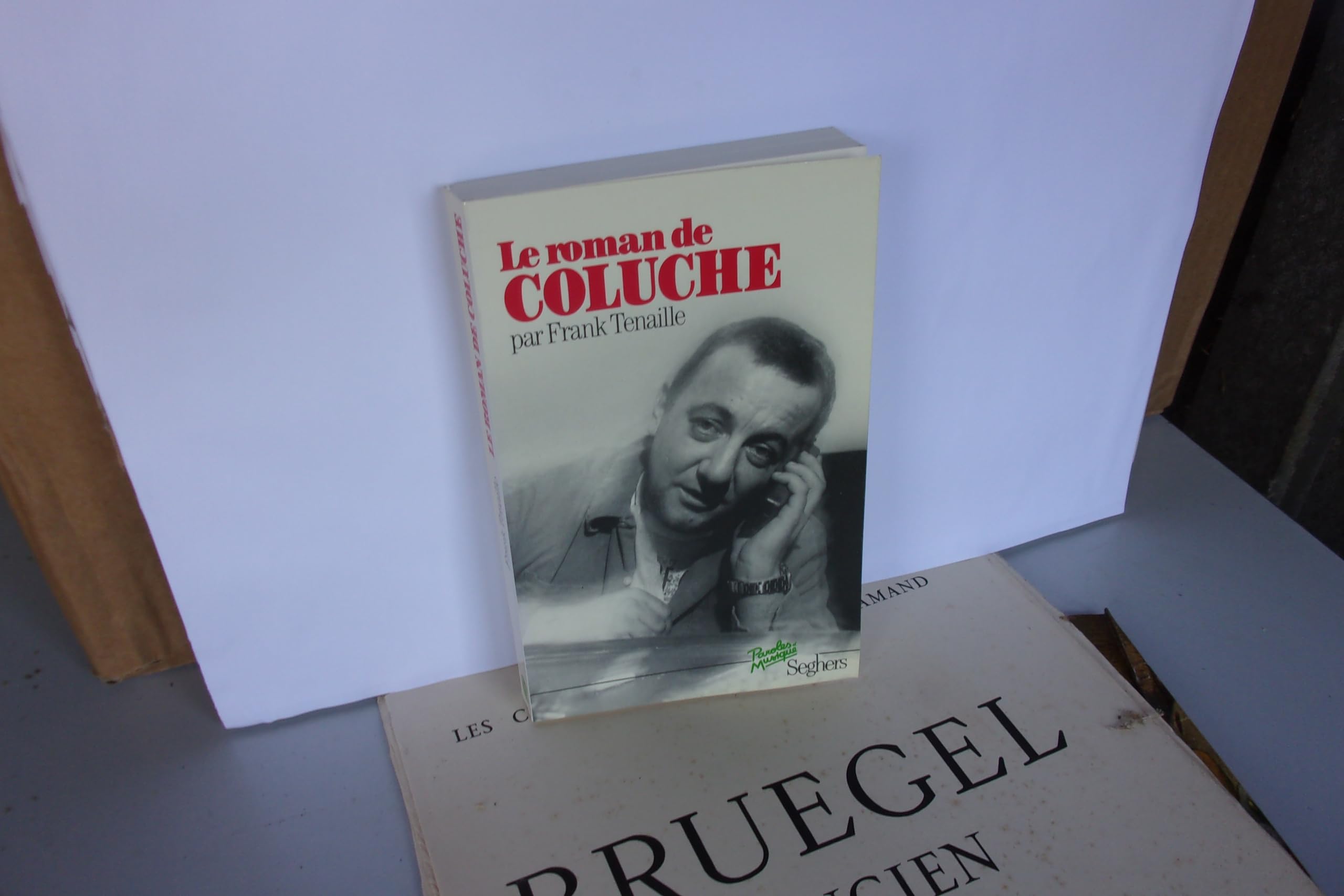 jaquette album Le Roman de Coluche