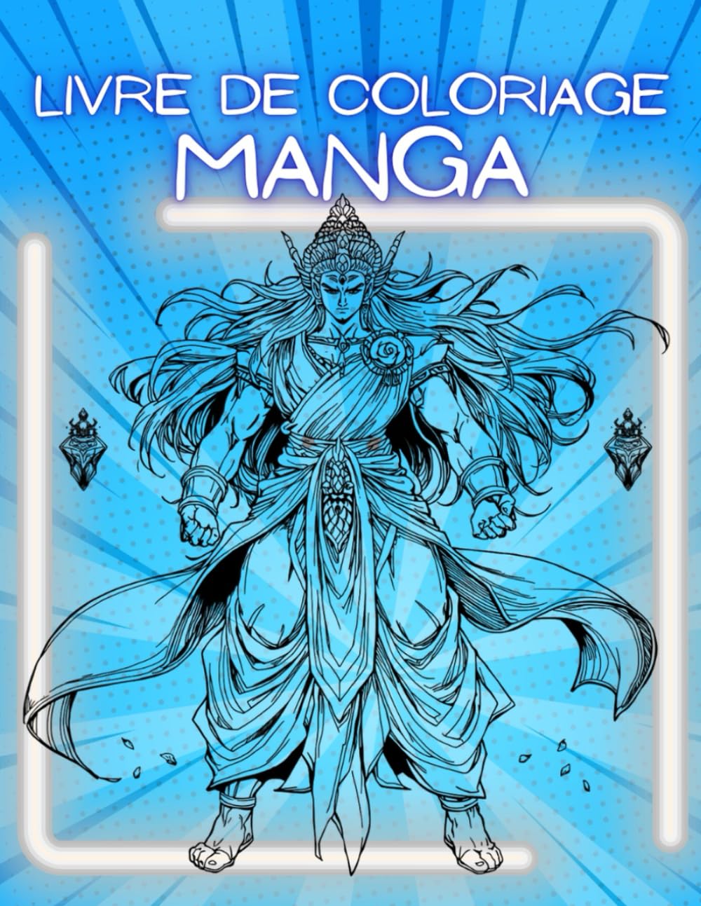 jaquette album LIVRE DE COLORIAGE MANGA