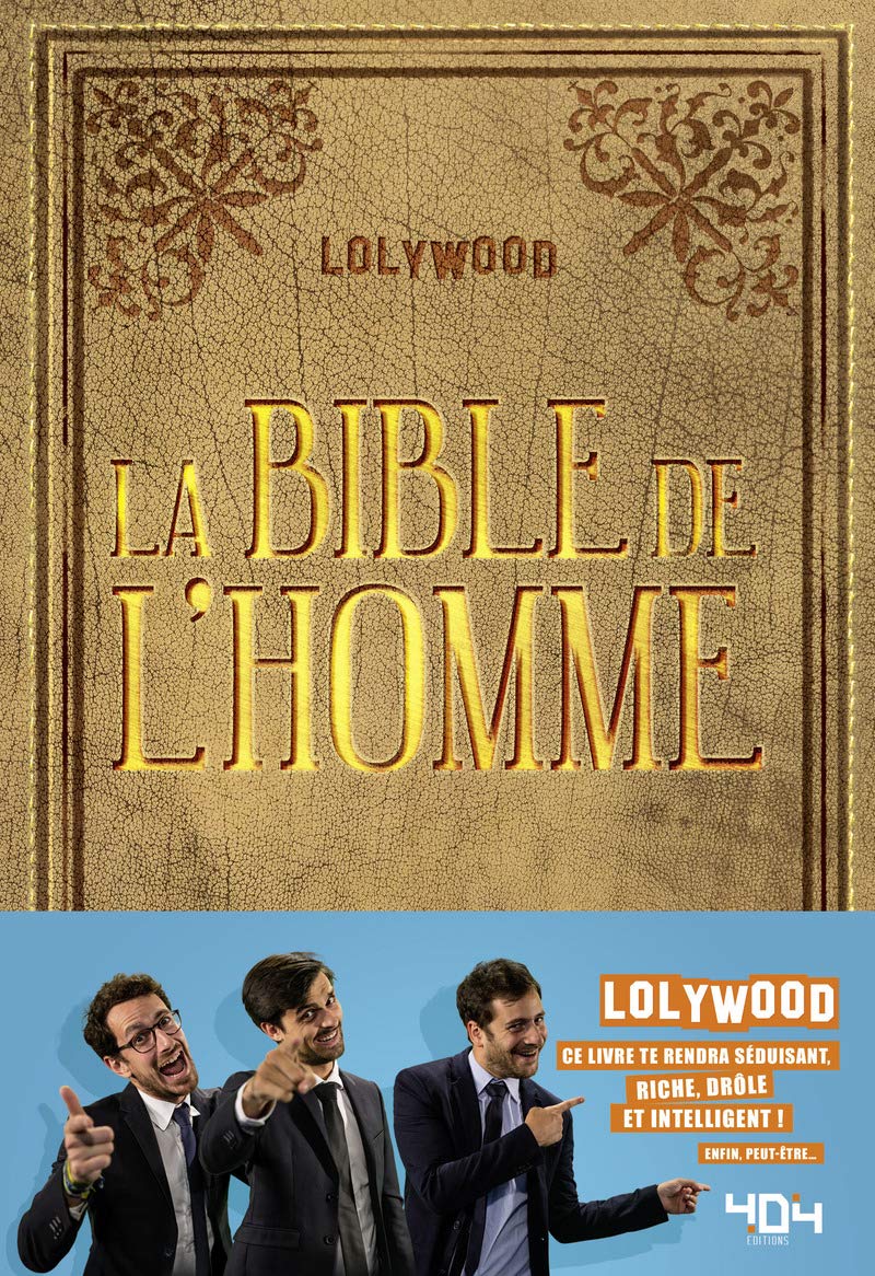 jaquette album Lolywood : La Bible de l'Homme - Roman humour - Dès 13 ans