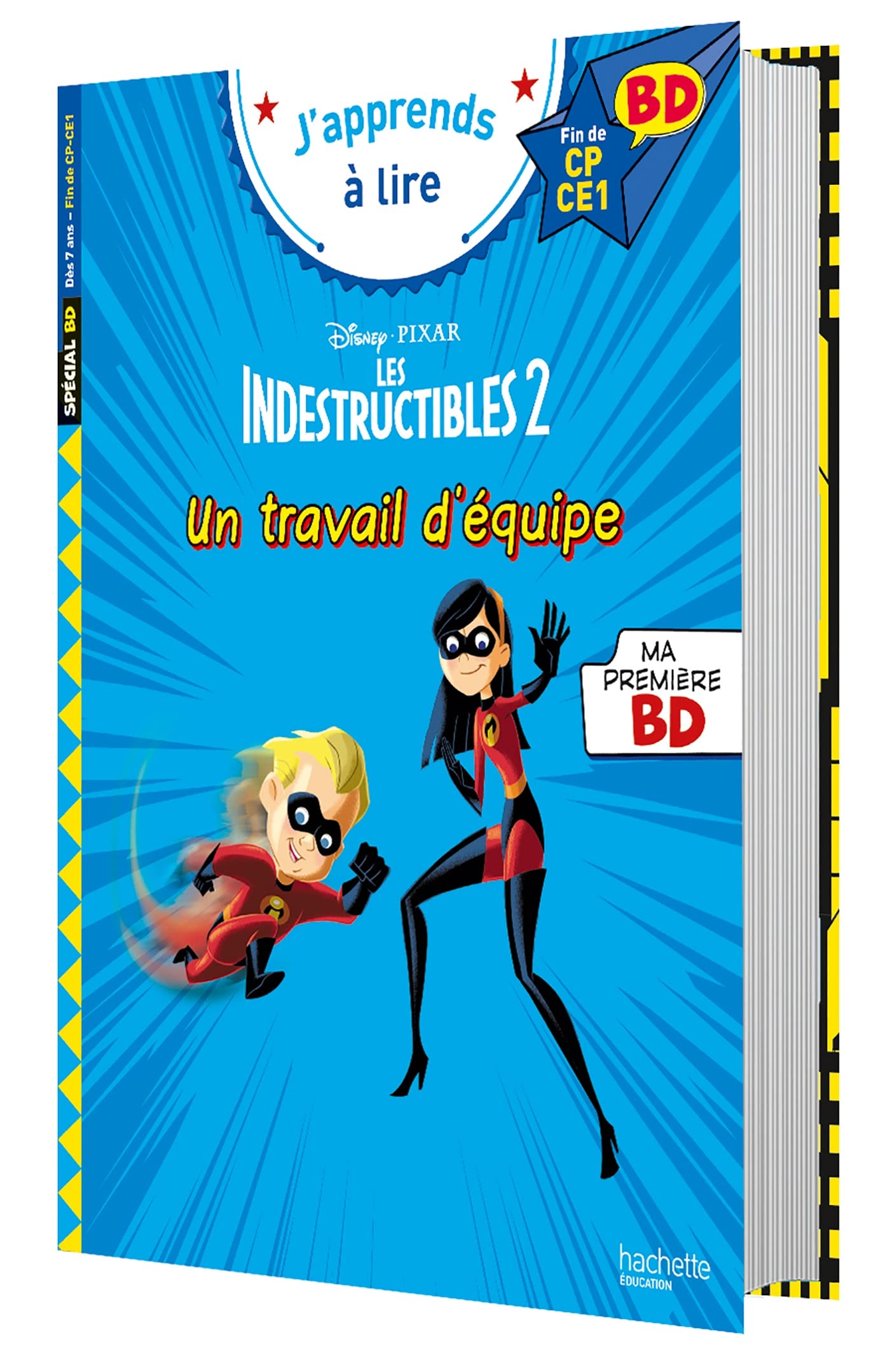 jaquette album Disney BD Fin de CP-CE1 - Les indestructibles 2 - Un travail d'équipe !