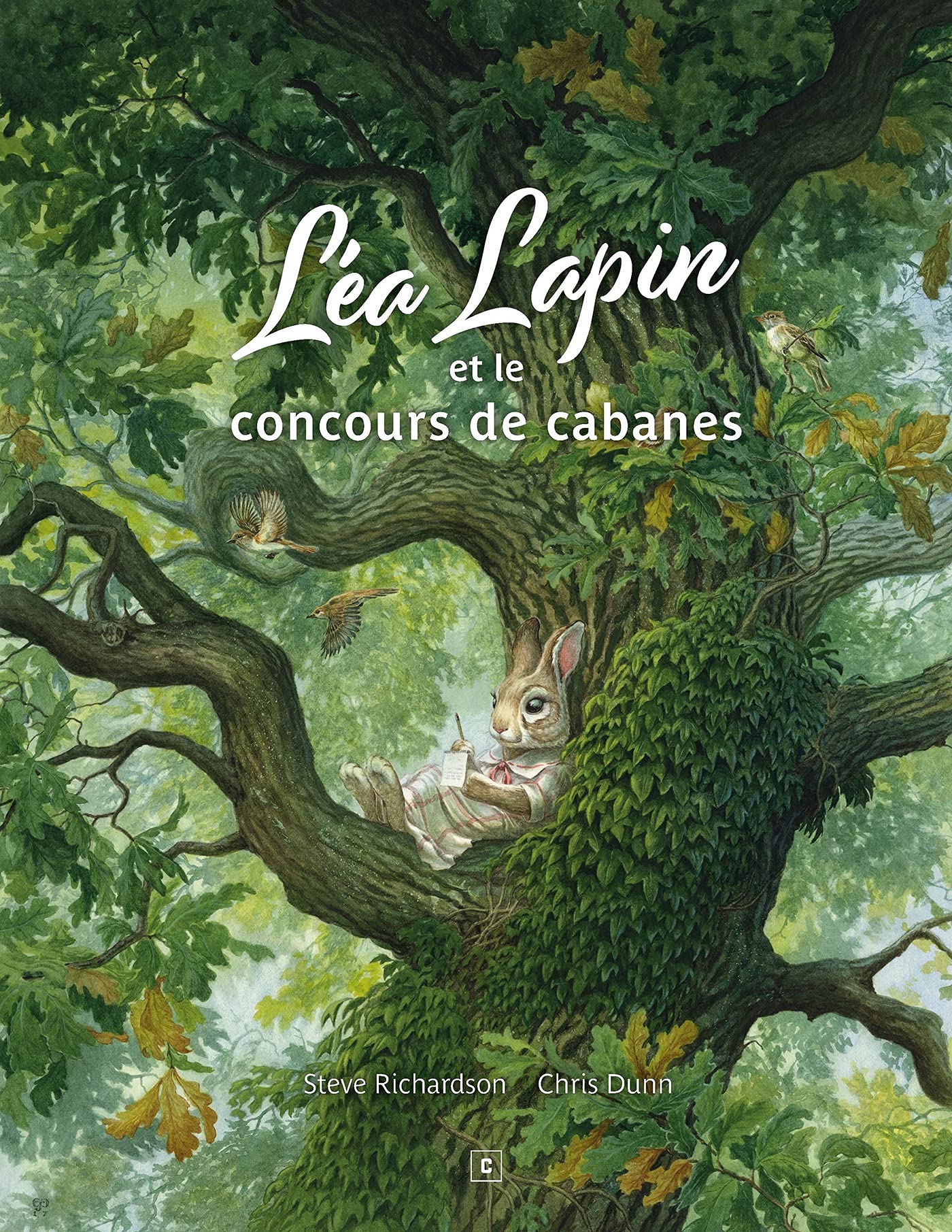 jaquette album Léa Lapin et le concours de cabanes