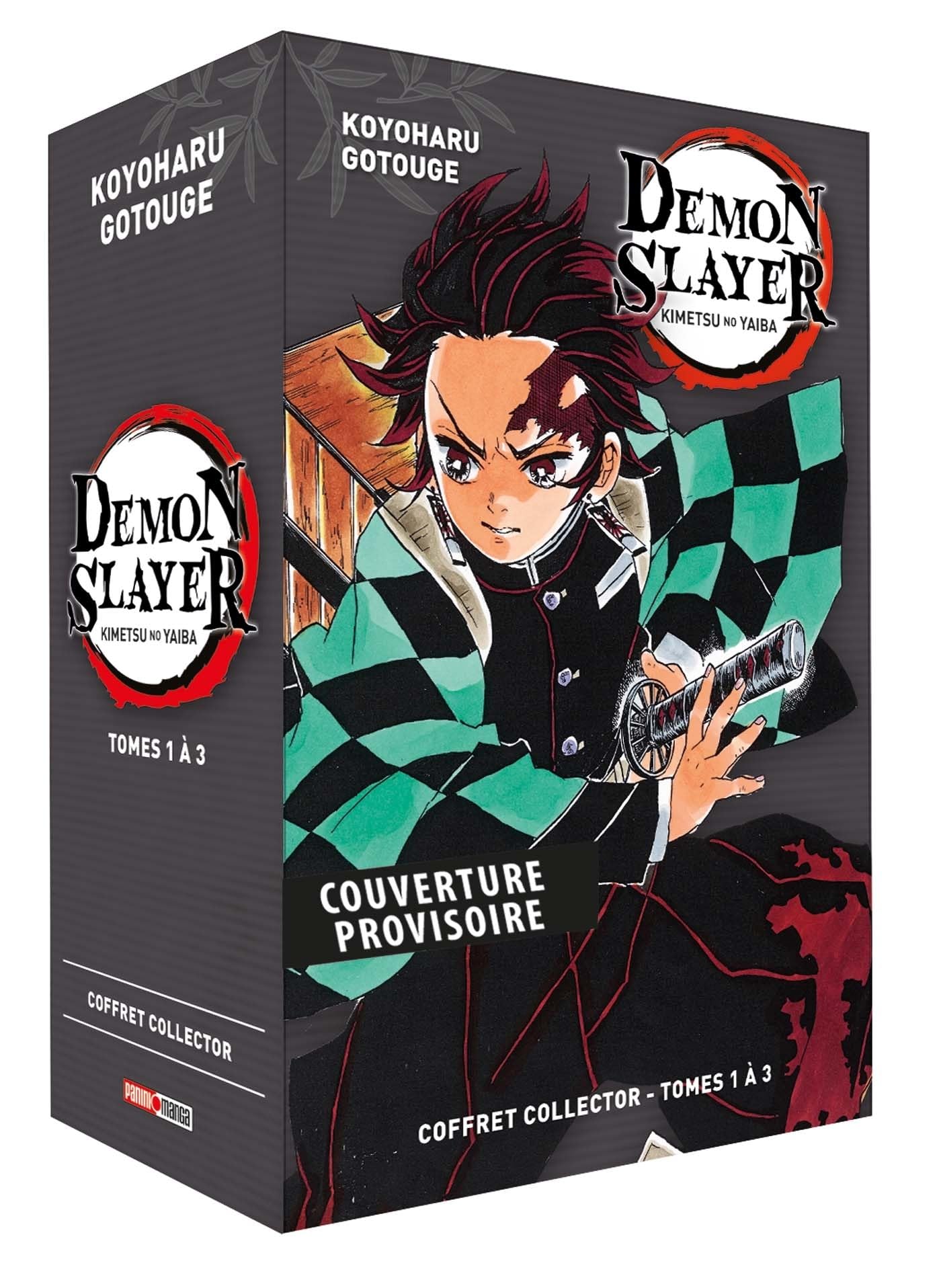 jaquette album Demon Slayer - Coffret T01 à T03