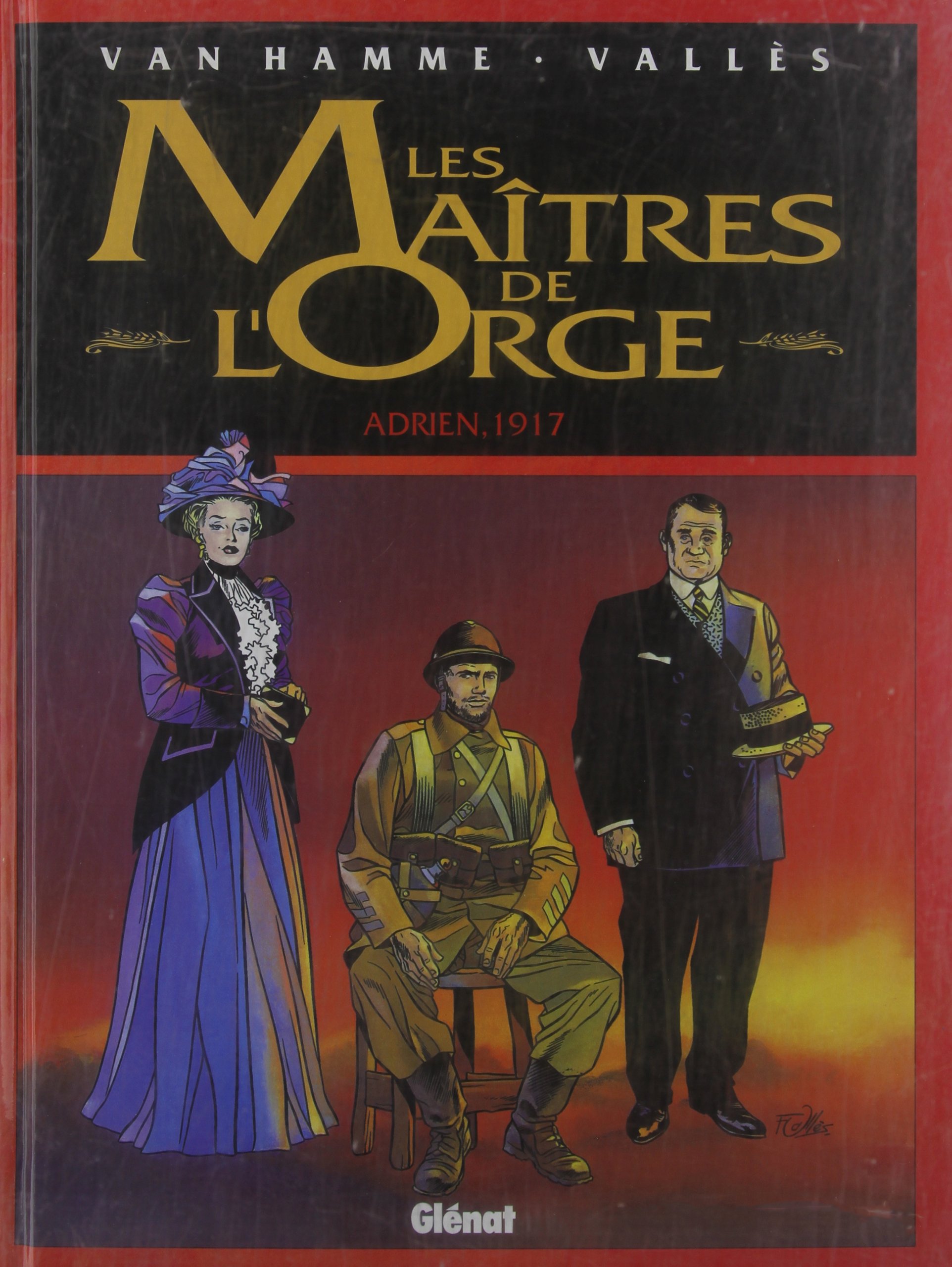jaquette album Les Maîtres de l'Orge, Tome 3 : Adrien, 1917