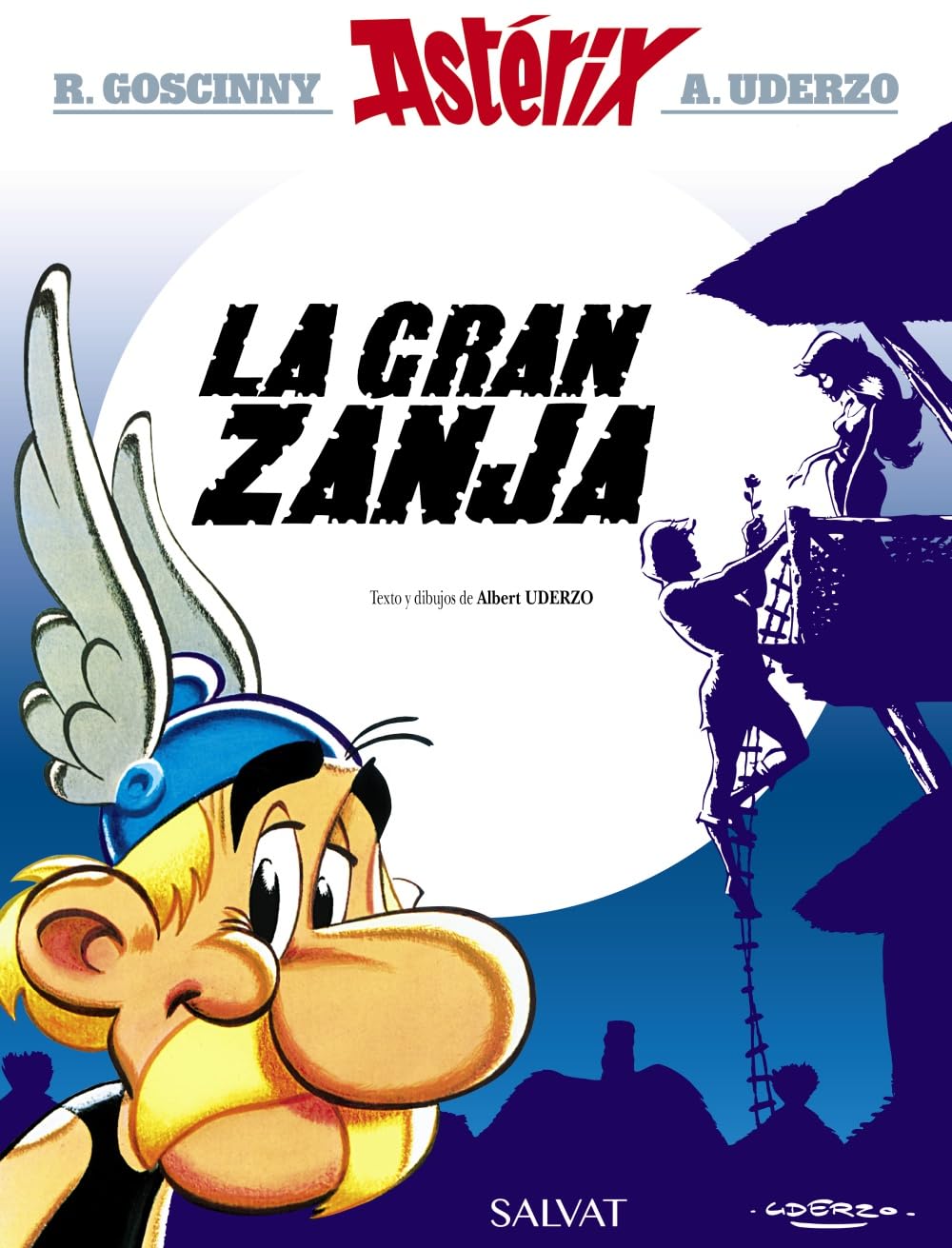 jaquette album Asterix in Spanish: Asterix y la gran zanja