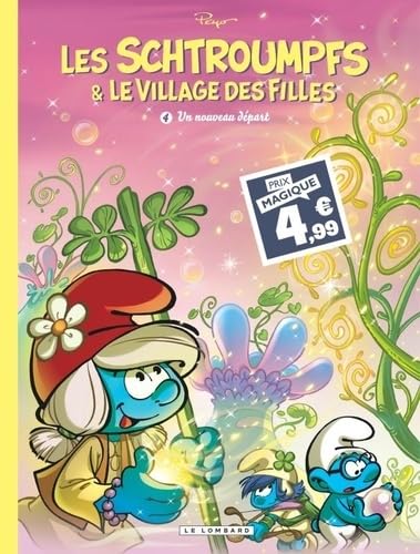 jaquette album Les Schtroumpfs & Le Village Des Filles Tome 4 - Un Nouveau Départ
