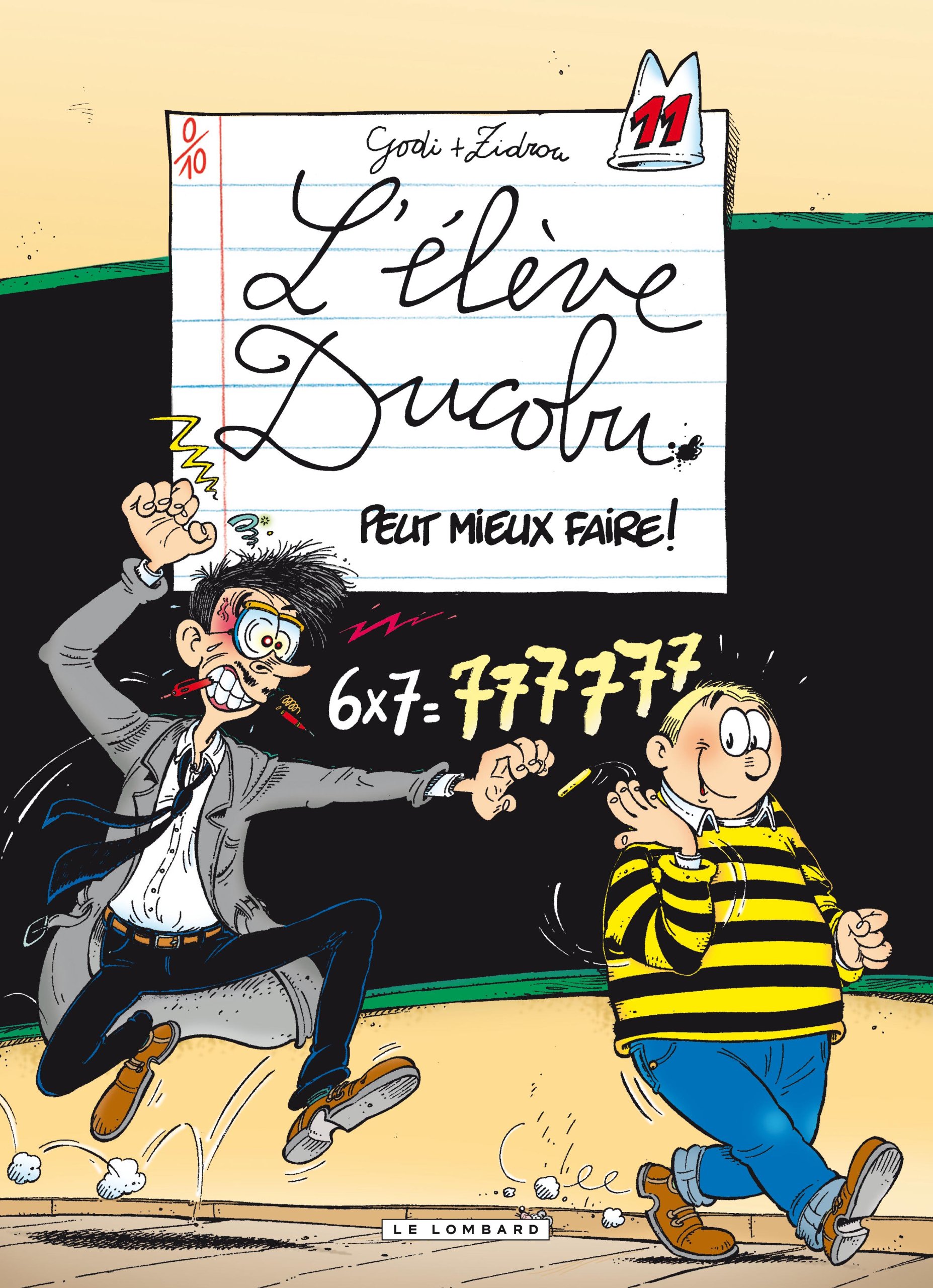 jaquette album L'ELEVE DUCOBU 11 (INDISP 2014)