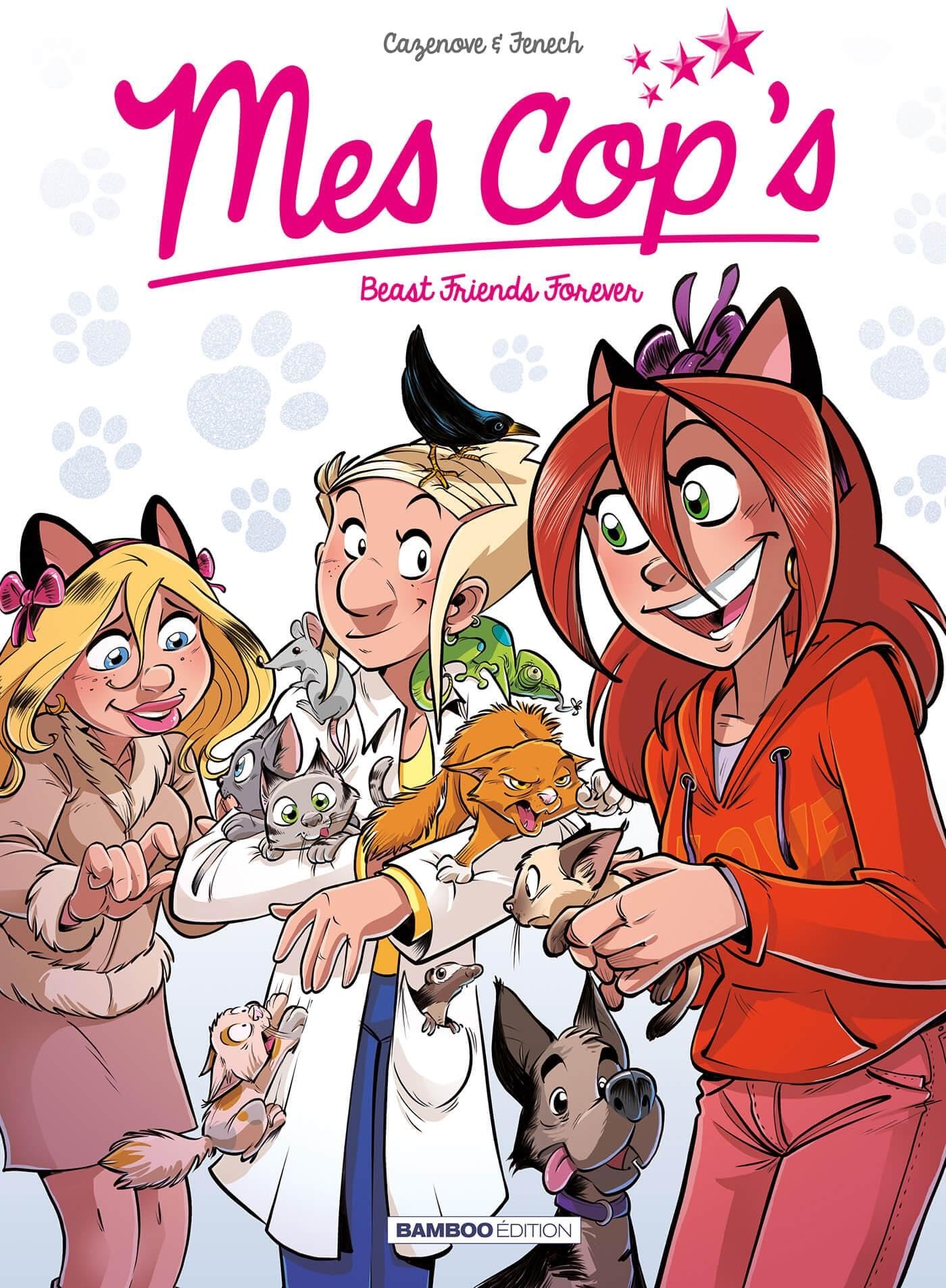 jaquette album Mes cop's - tome 09 - top humour: Beast Friends Forever