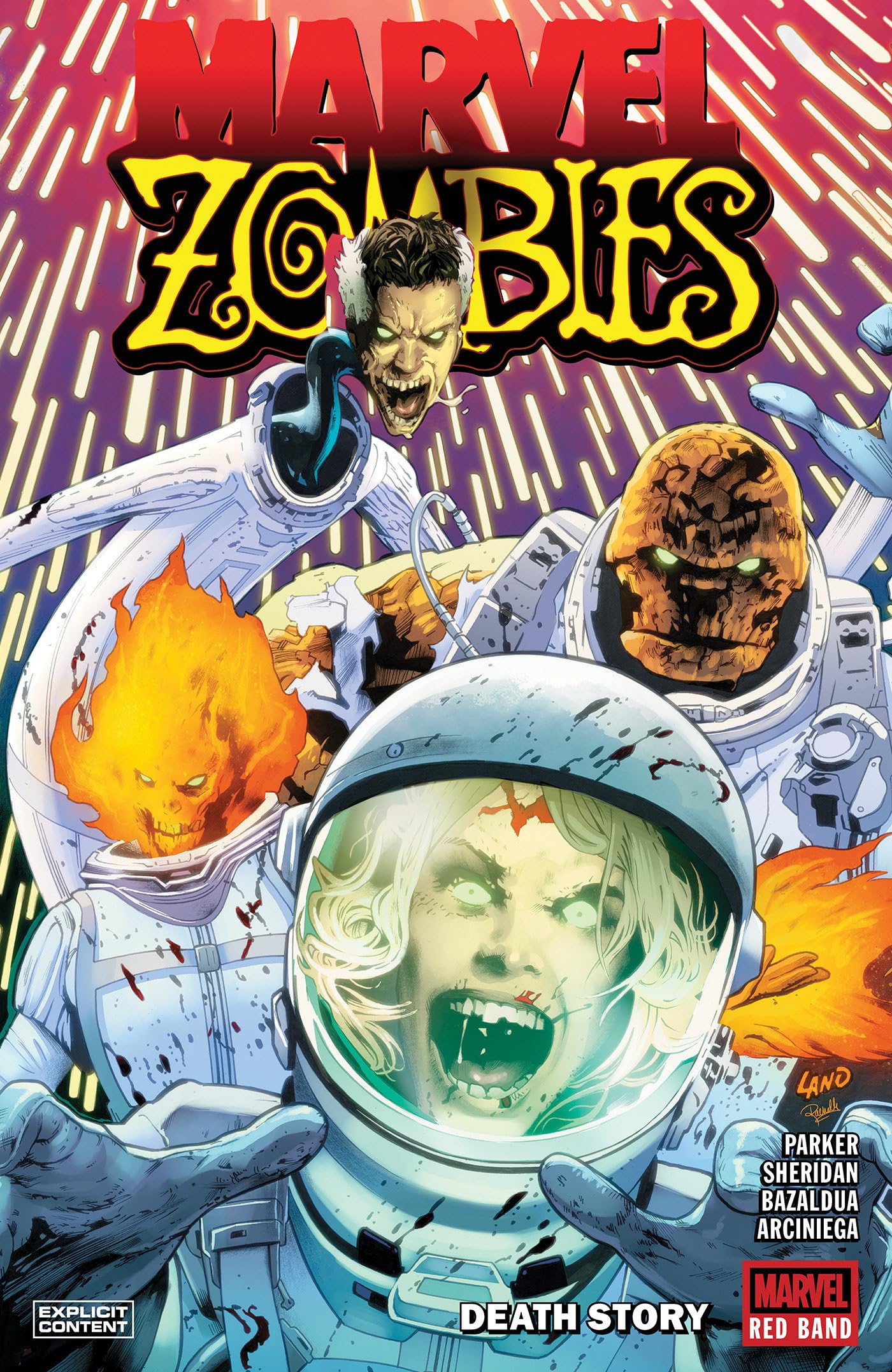 jaquette livre Marvel Zombies: Red Band - Death Story