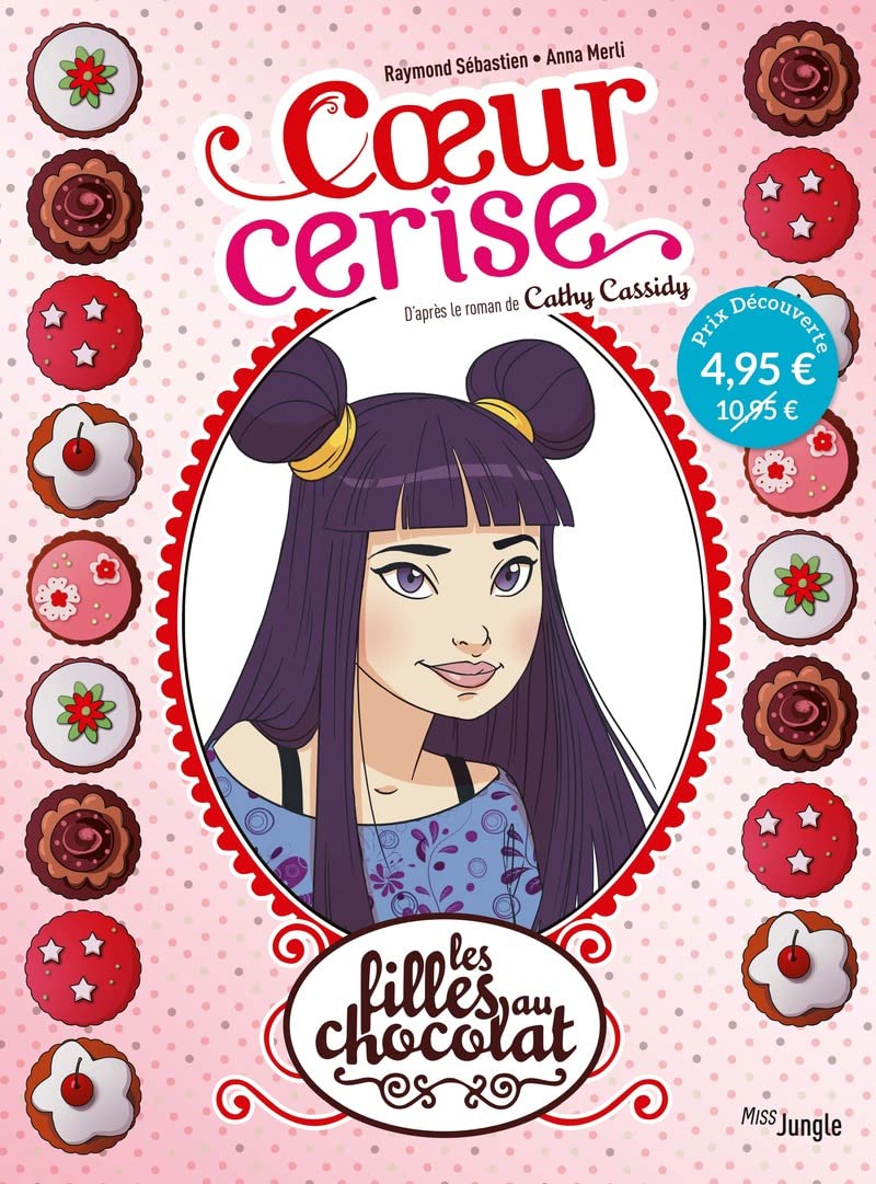 jaquette album Filles au chocolat - OP petits prix 2022 - Tome 1 Coeur cerise