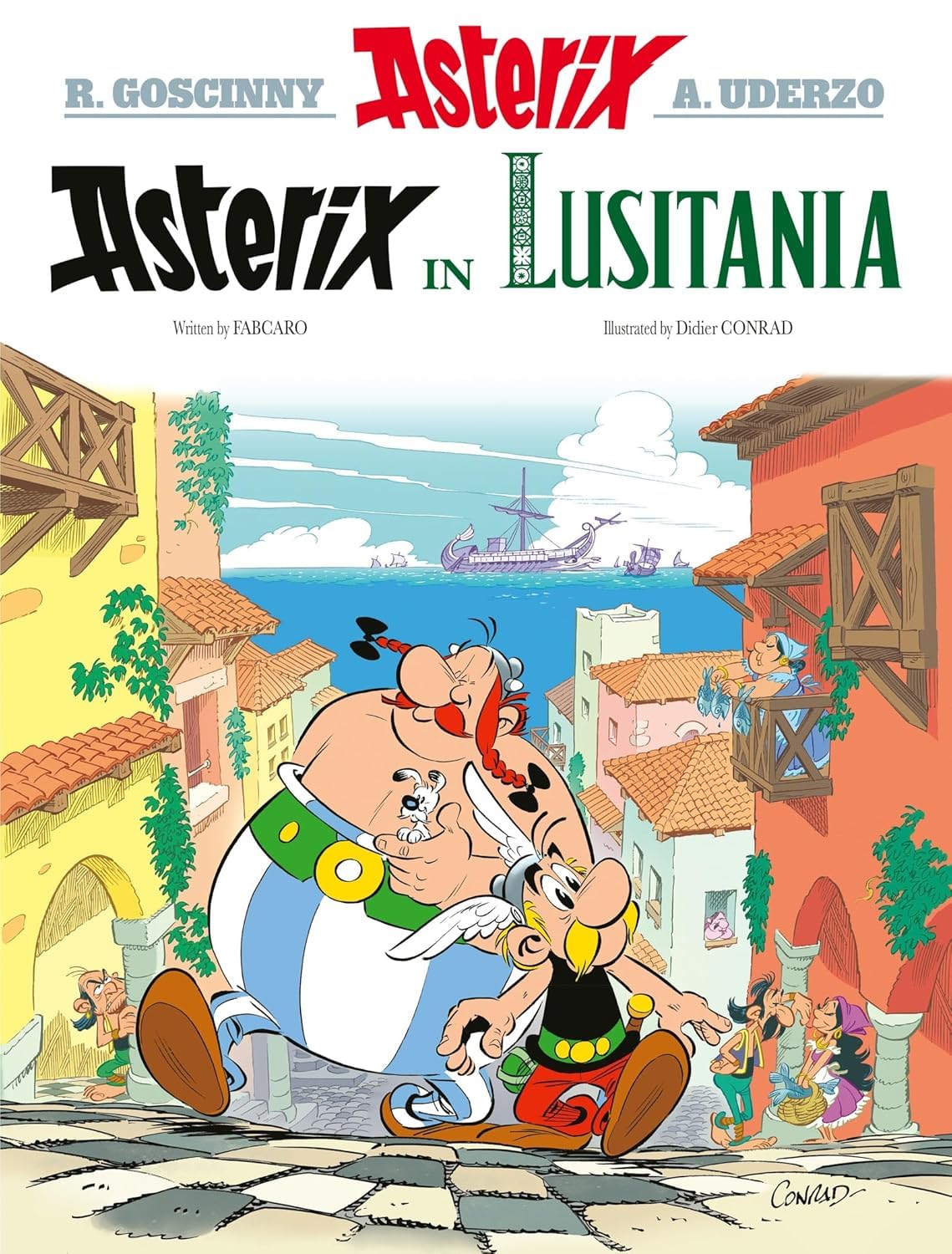 jaquette livre Asterix in Lusitania