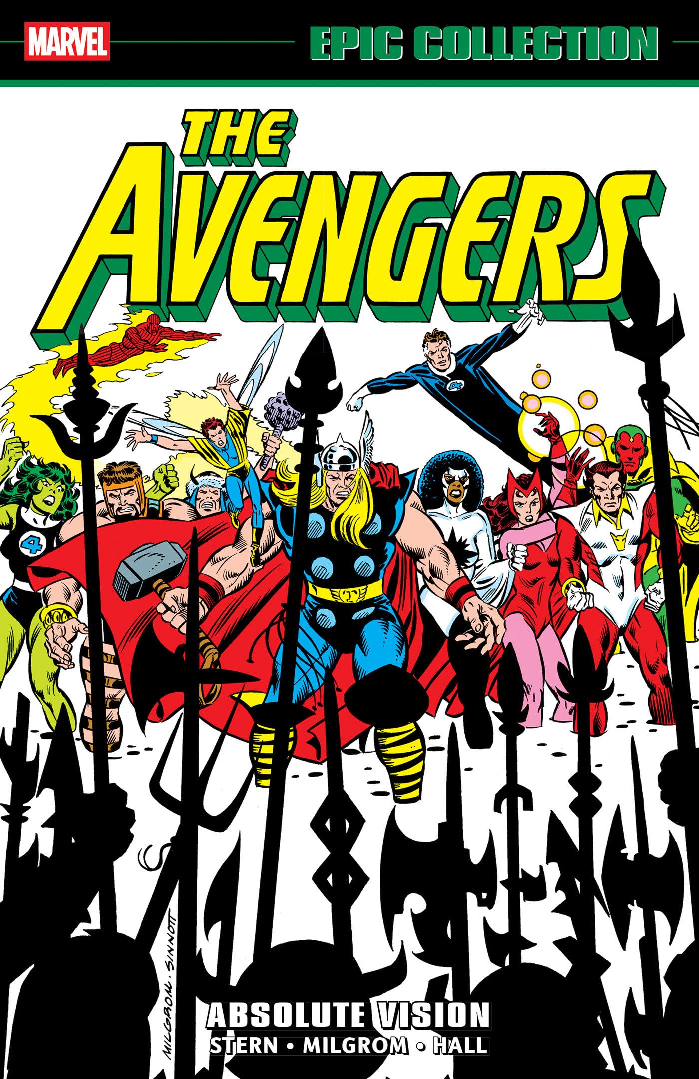jaquette album Avengers Epic Collection: Absolute Vision