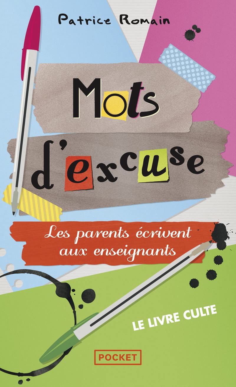 jaquette livre Mots d'excuse: Les parents écrivent aux enseignants