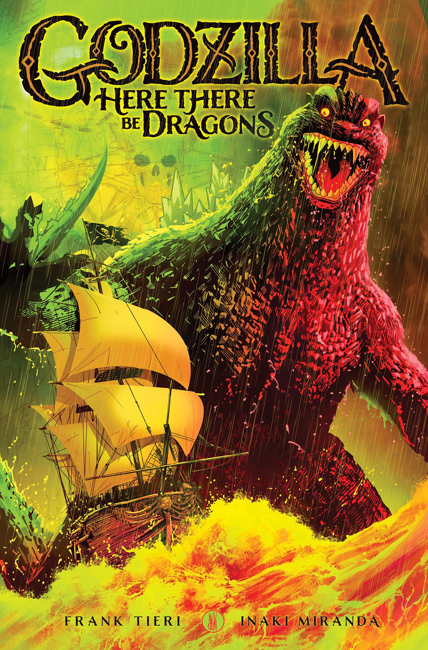 jaquette album Godzilla: Here There Be Dragons