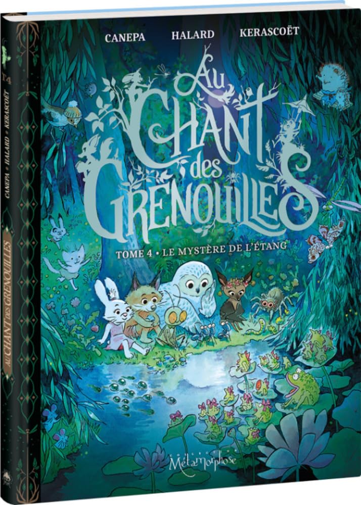 jaquette album Au chant des grenouilles - Tome 4: Le Mystère de l'étang