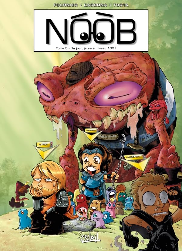 jaquette album Noob, Tome 3 : Un jour je serai niveau 100 !