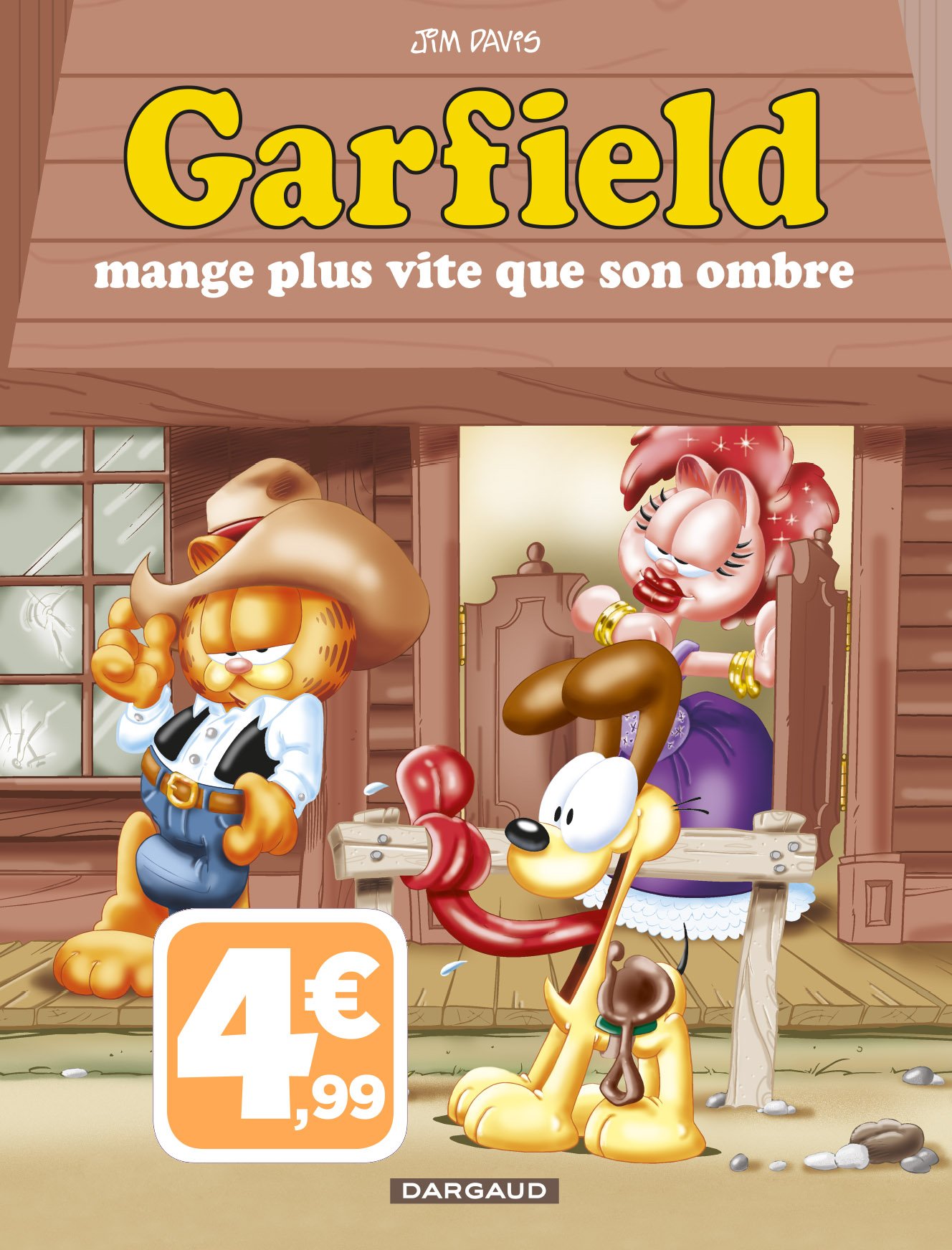 jaquette album Garfield - Tome 34 - Garfield mange plus vite que son ombre