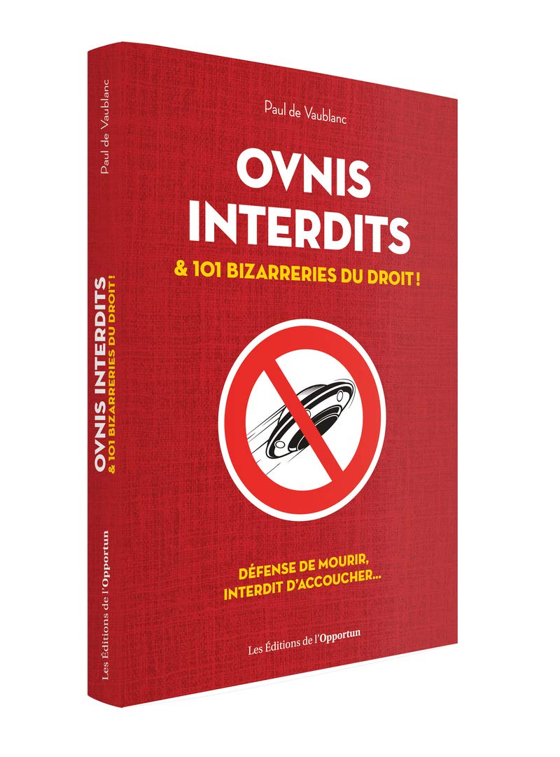 jaquette album OVNIs interdits et 101 autres bizarreries du droit