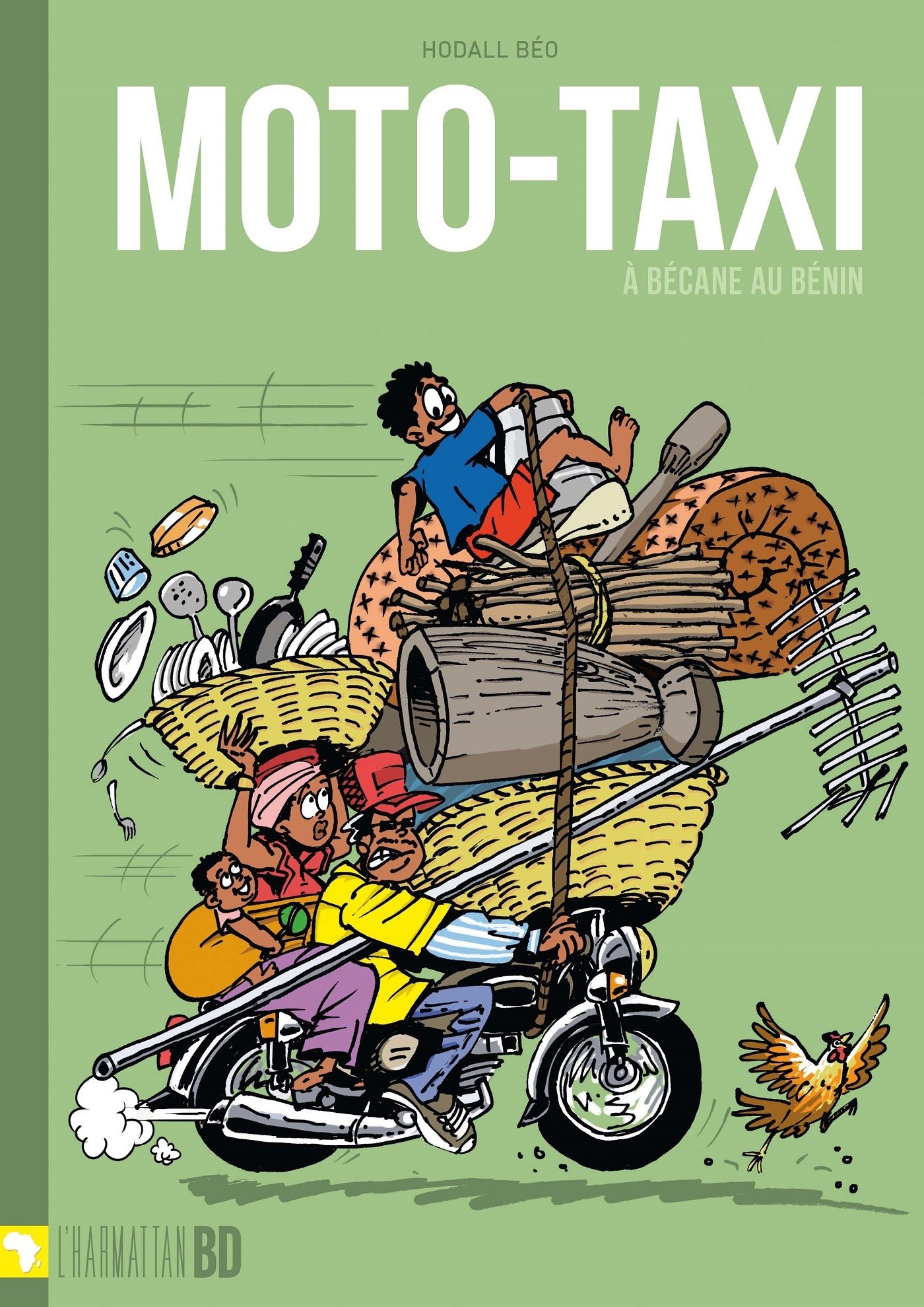 jaquette album Moto taxi: A bécane au Bénin