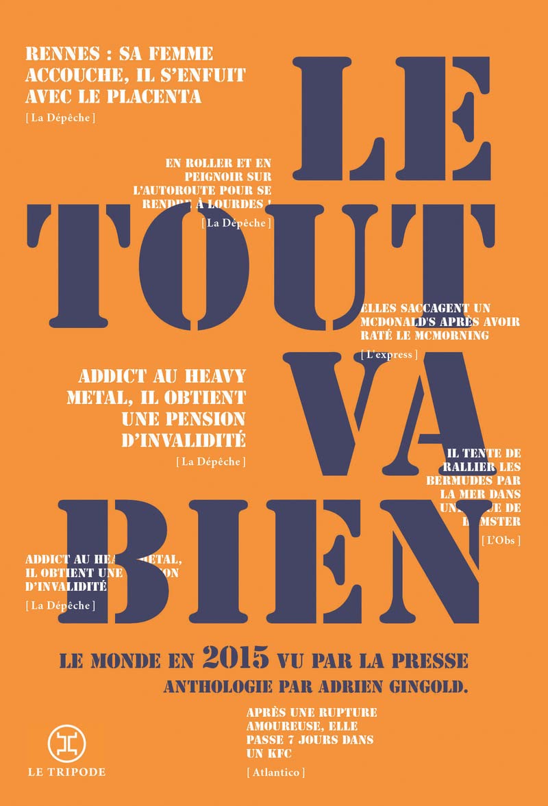 jaquette livre Le Tout va bien 2015