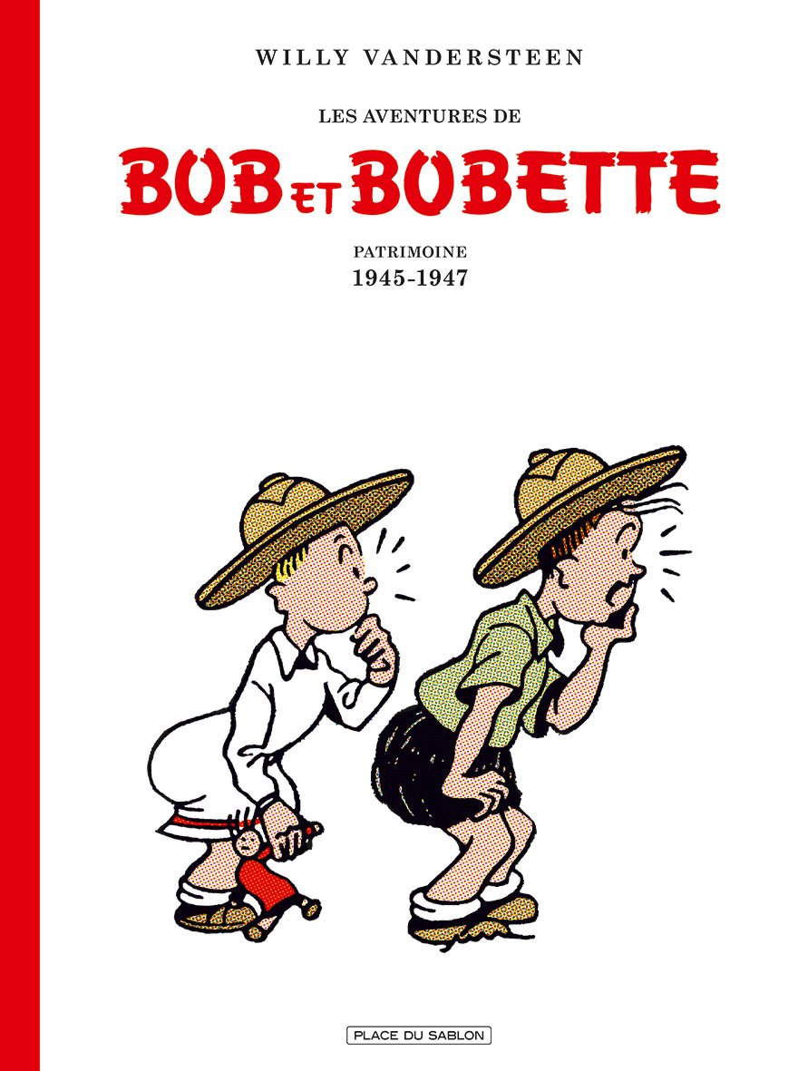 jaquette album Bob et Bobette Patrimoine T1