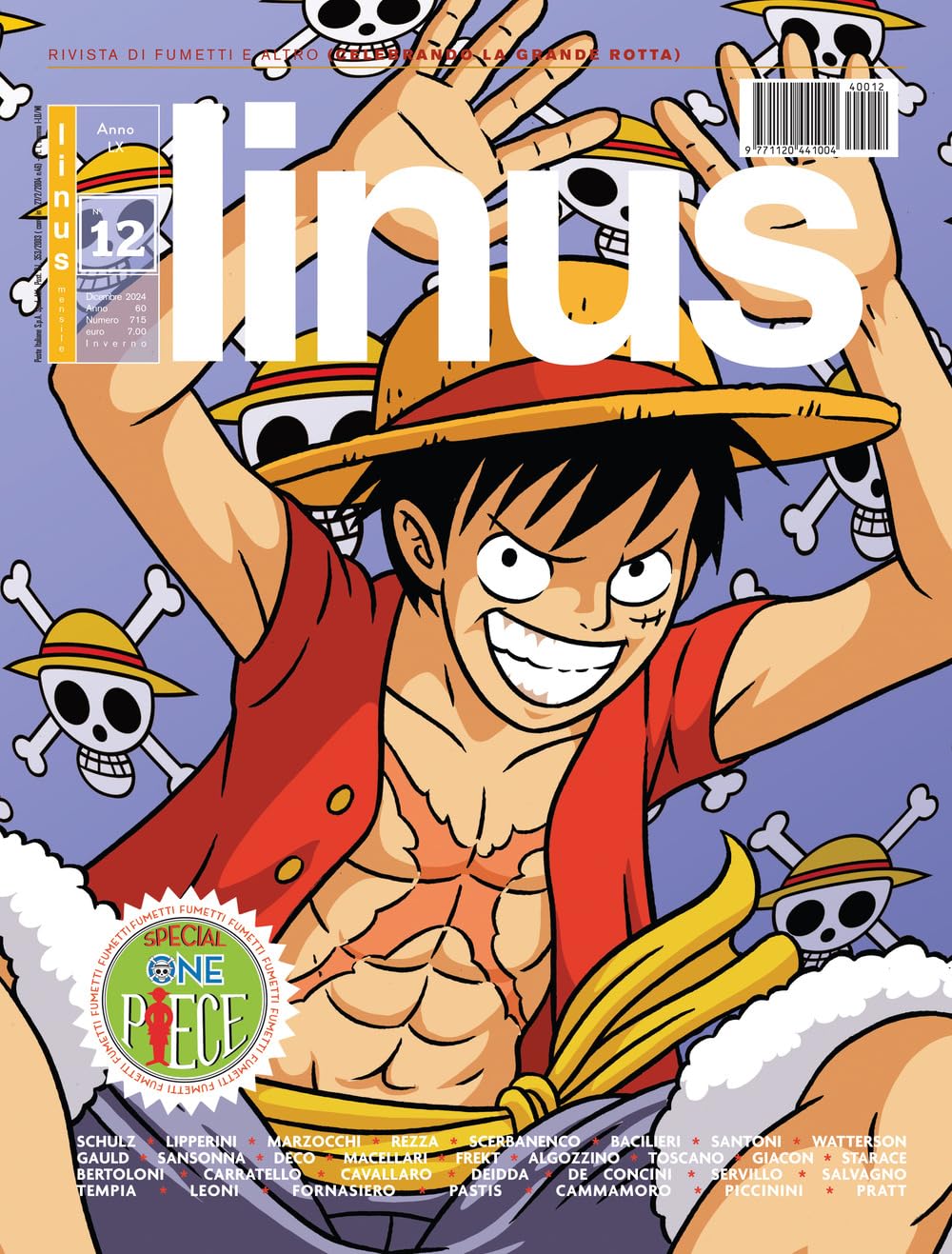 jaquette livre Linus. Con Calendario (2024) (Vol. 12)