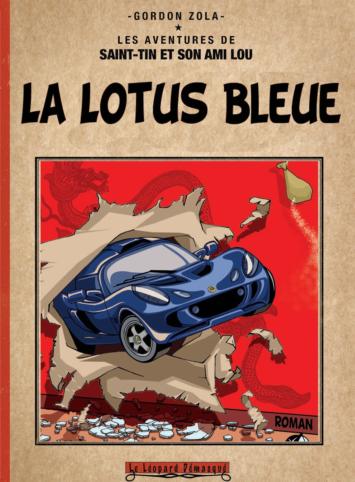 jaquette album La Lotus bleue: Version reliée couleur
