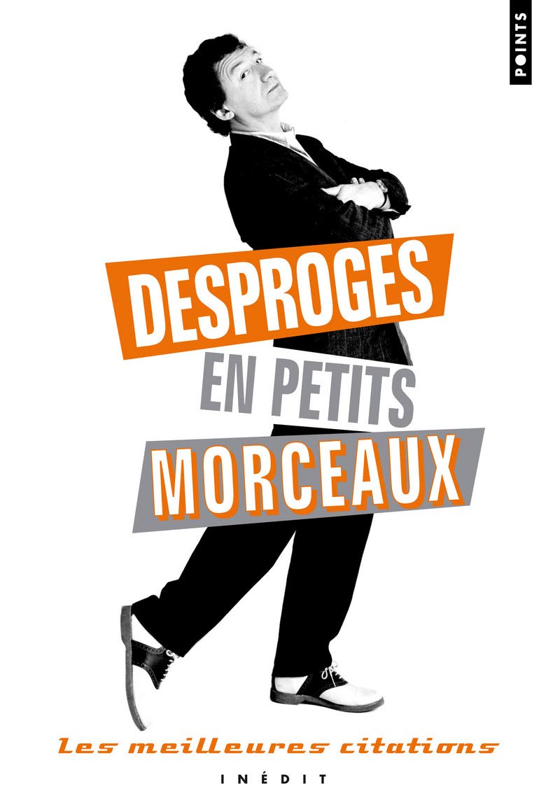 jaquette album Desproges en petits morceaux. Les meilleures citat