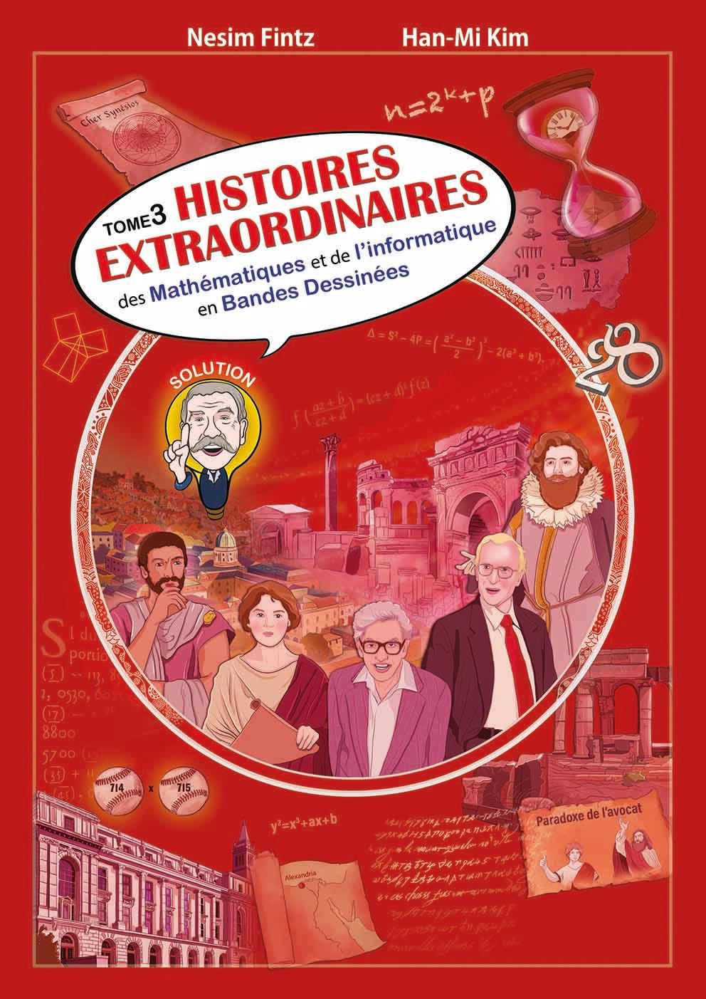 jaquette album Histoires extraordinaires des mathématiques et de l'informatique - tome 3