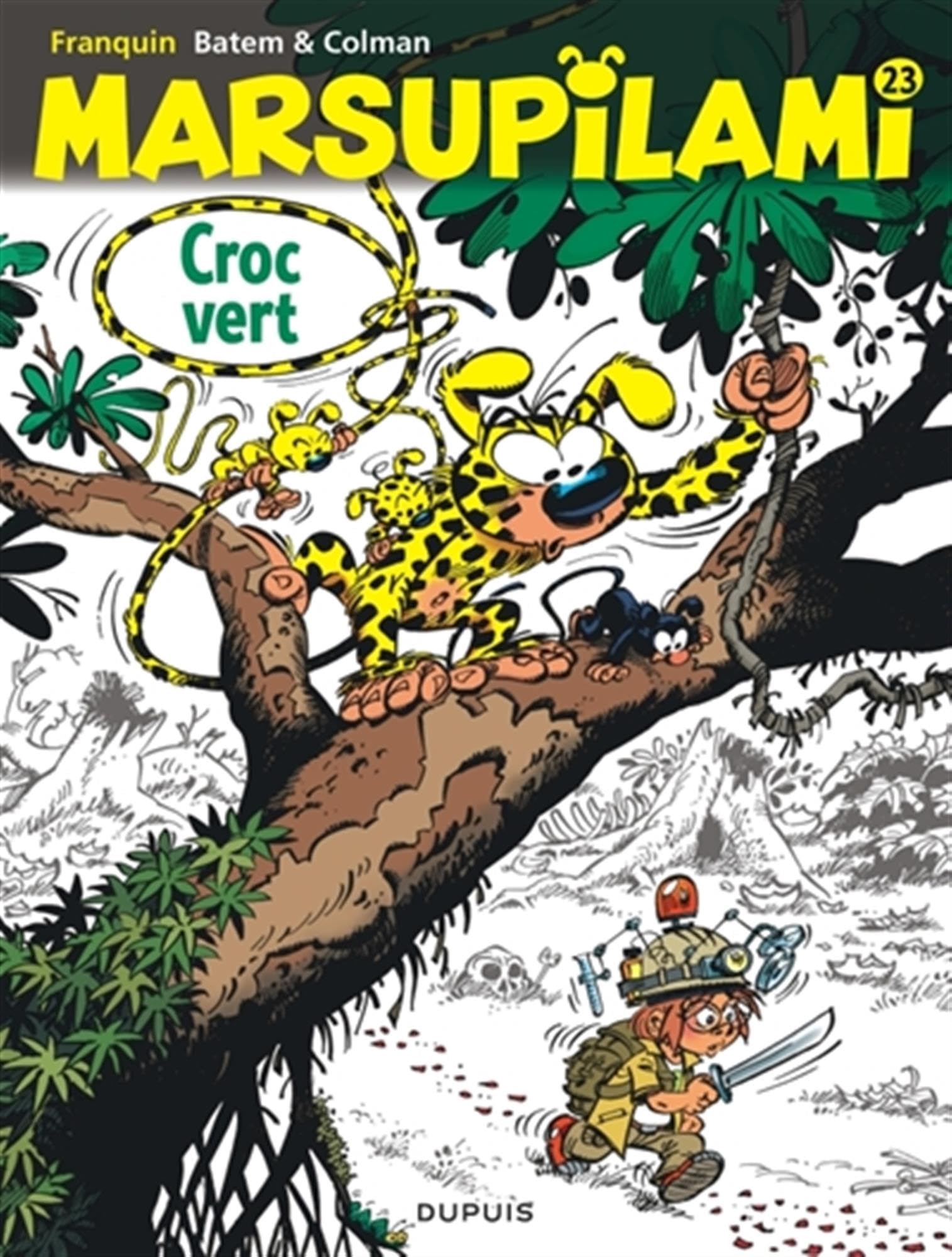 jaquette album Marsupilami - Tome 23 - Croc vert